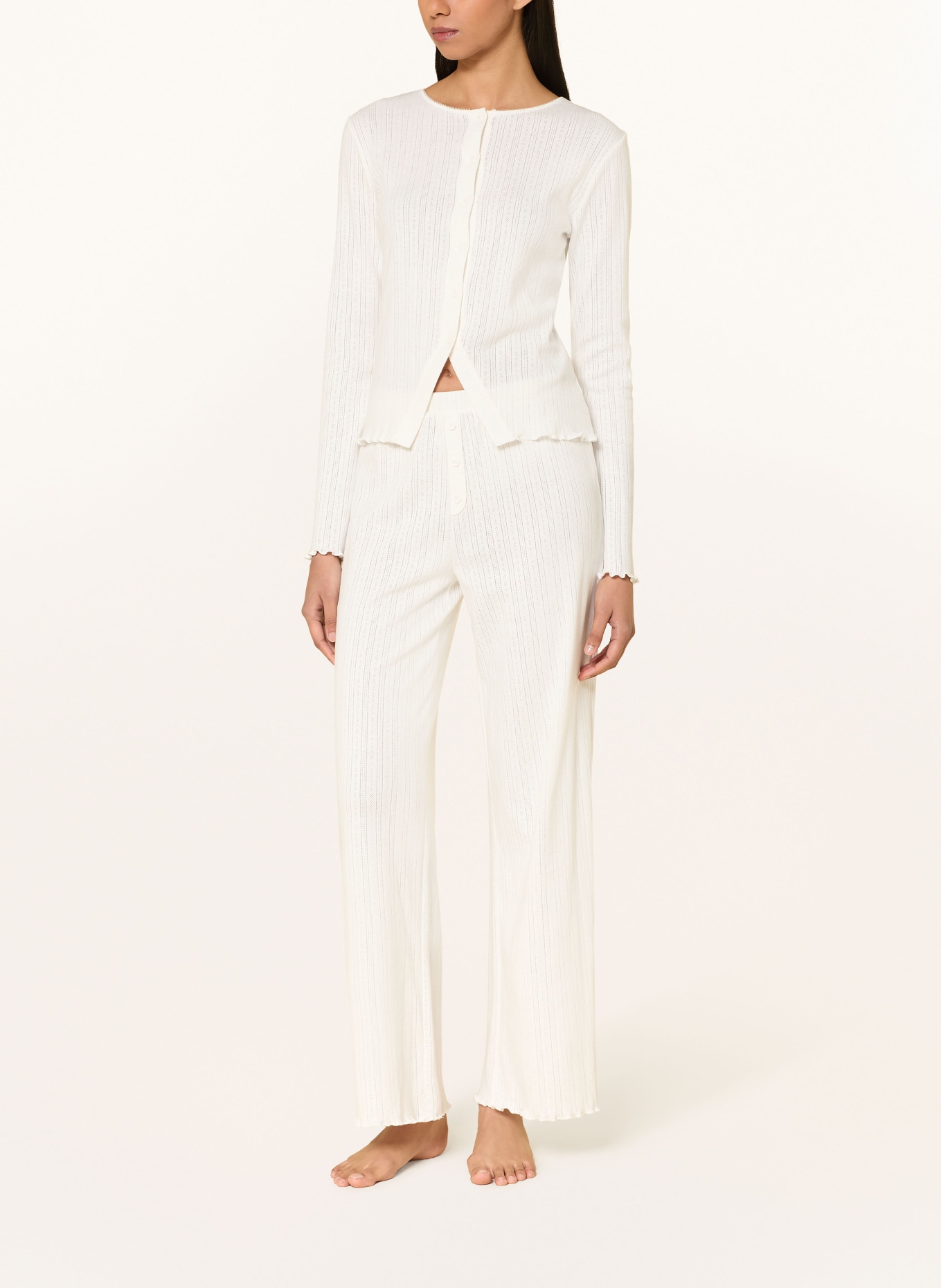 CHANTELLE LOVIE Lounge Pants: WHITE