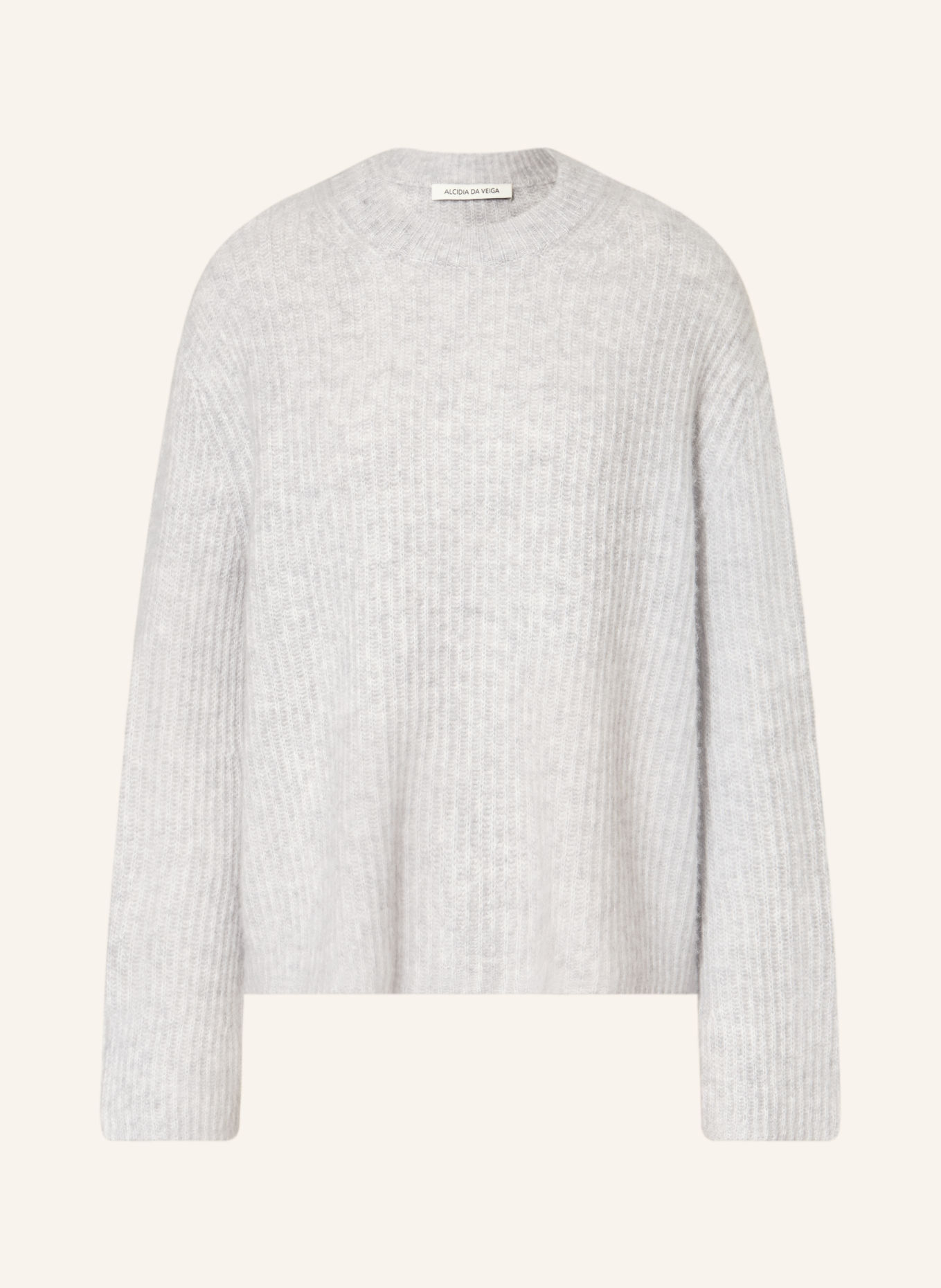 Alcidia da Veiga Cashmere sweater: LIGHT GRAY