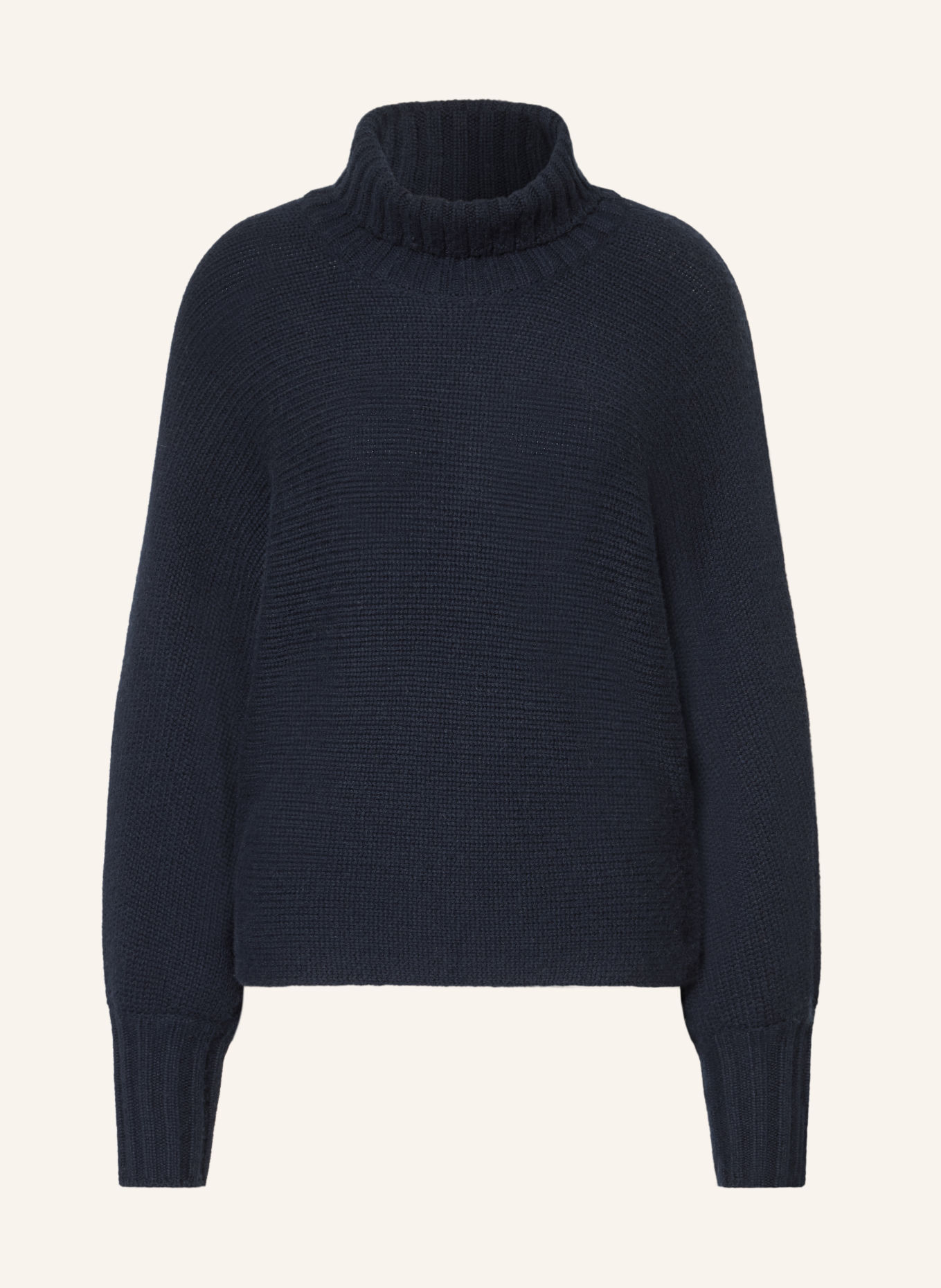 Alcidia da Veiga Turtleneck sweater with cashmere: DARK BLUE