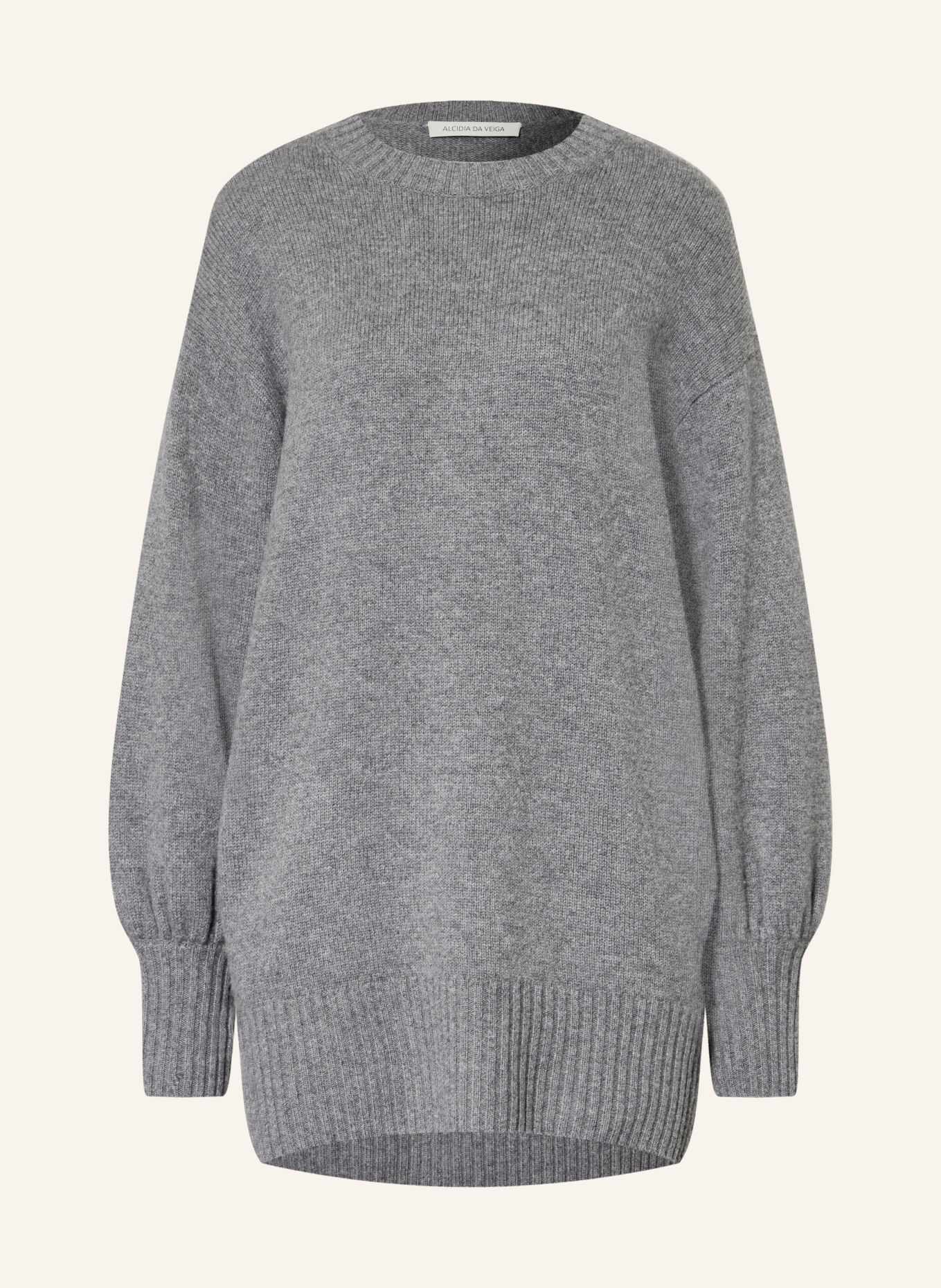 Alcidia da Veiga Cashmere knit dress: DARK GRAY