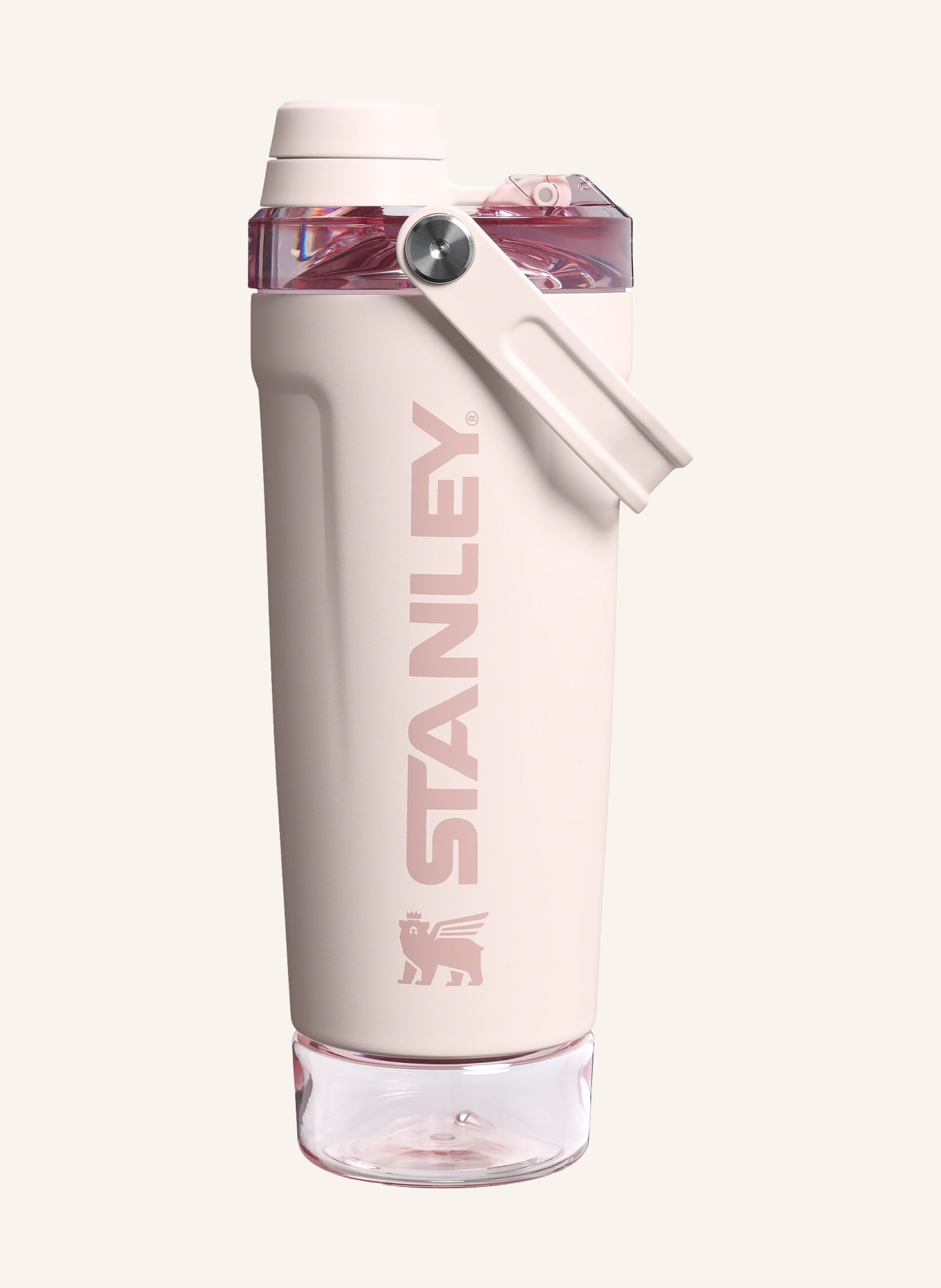 STANLEY Thermobecher THE VITALIZE™ SHAKER: HELLROSA / SILBER