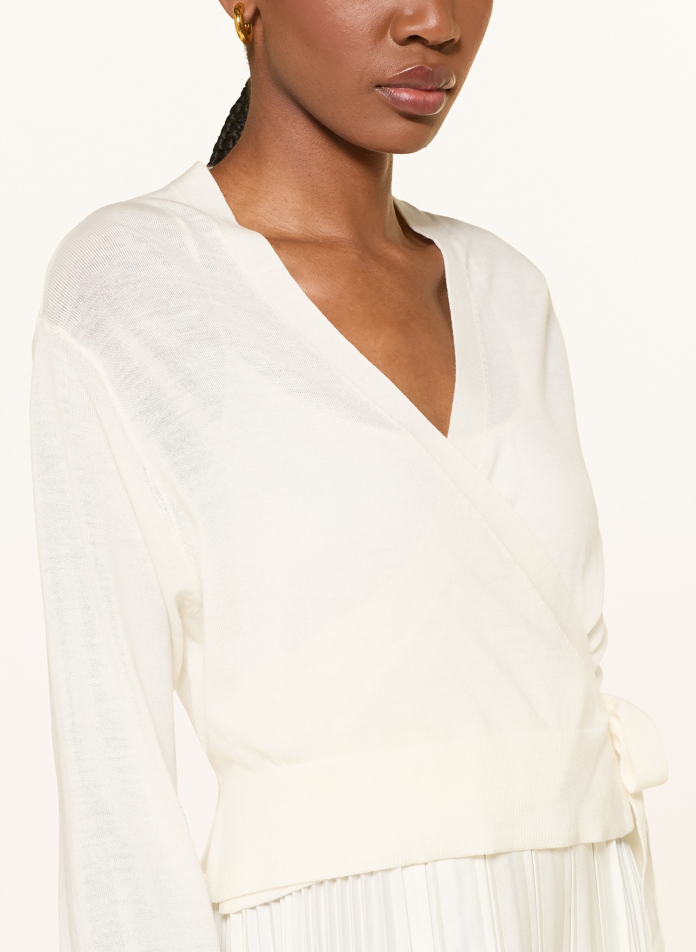 ALLSAINTS Set LUCILLE: Kleid und Strickjacke: ECRU