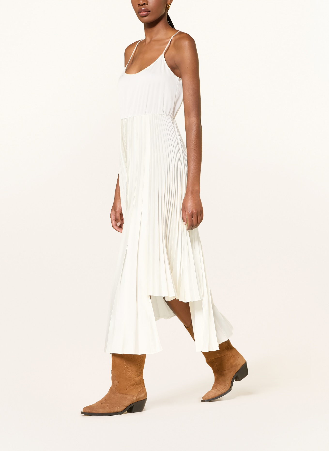 ALLSAINTS Set LUCILLE: Kleid und Strickjacke: ECRU