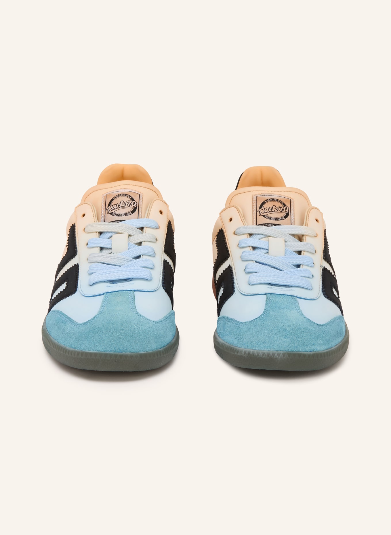 BACK 70 Tenisky BACK70 CLOUD: TMAVĚ ORANŽOVÁ / TMAVĚ MODRÁ / ČERNÁ