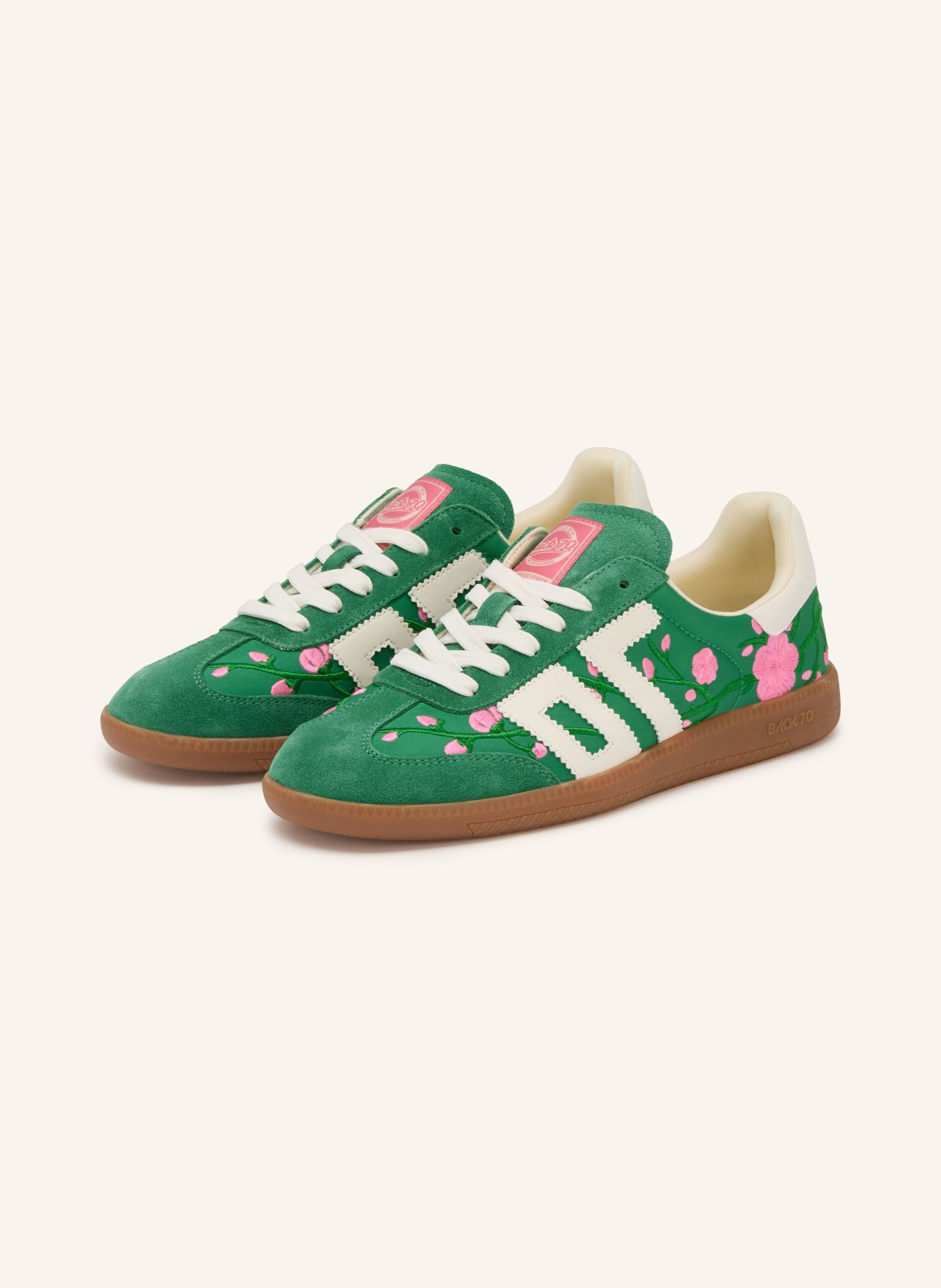 BACK 70 Tenisky BACK 70 GHOST: ZELENÁ / RŮŽOVÁ / BÍLÁ