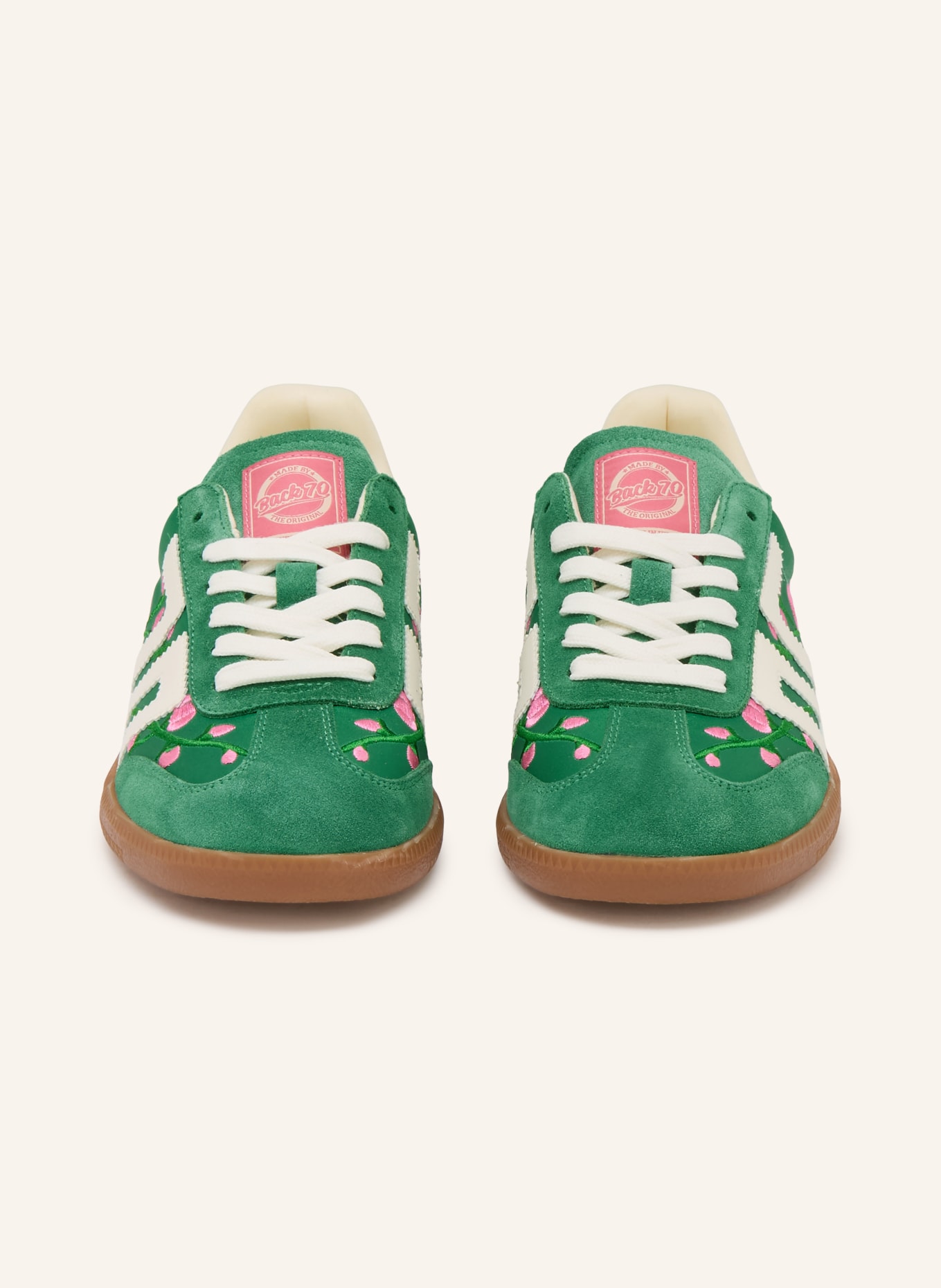 BACK 70 Tenisky BACK 70 GHOST: ZELENÁ / RŮŽOVÁ / BÍLÁ