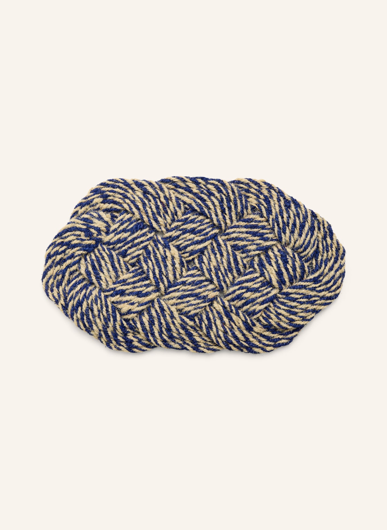 HAY deurmat: LICHTBRUIN / BLAUW