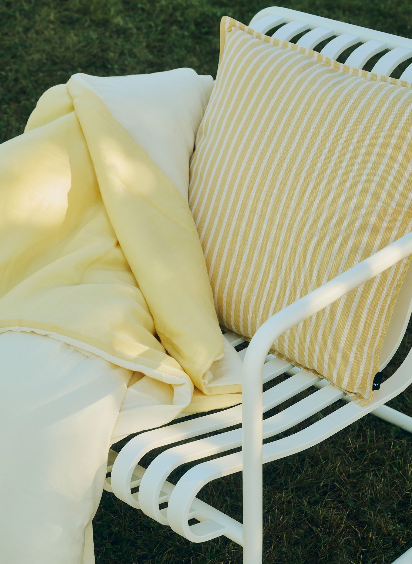 HAY Plaid AIR QUILT: GEEL