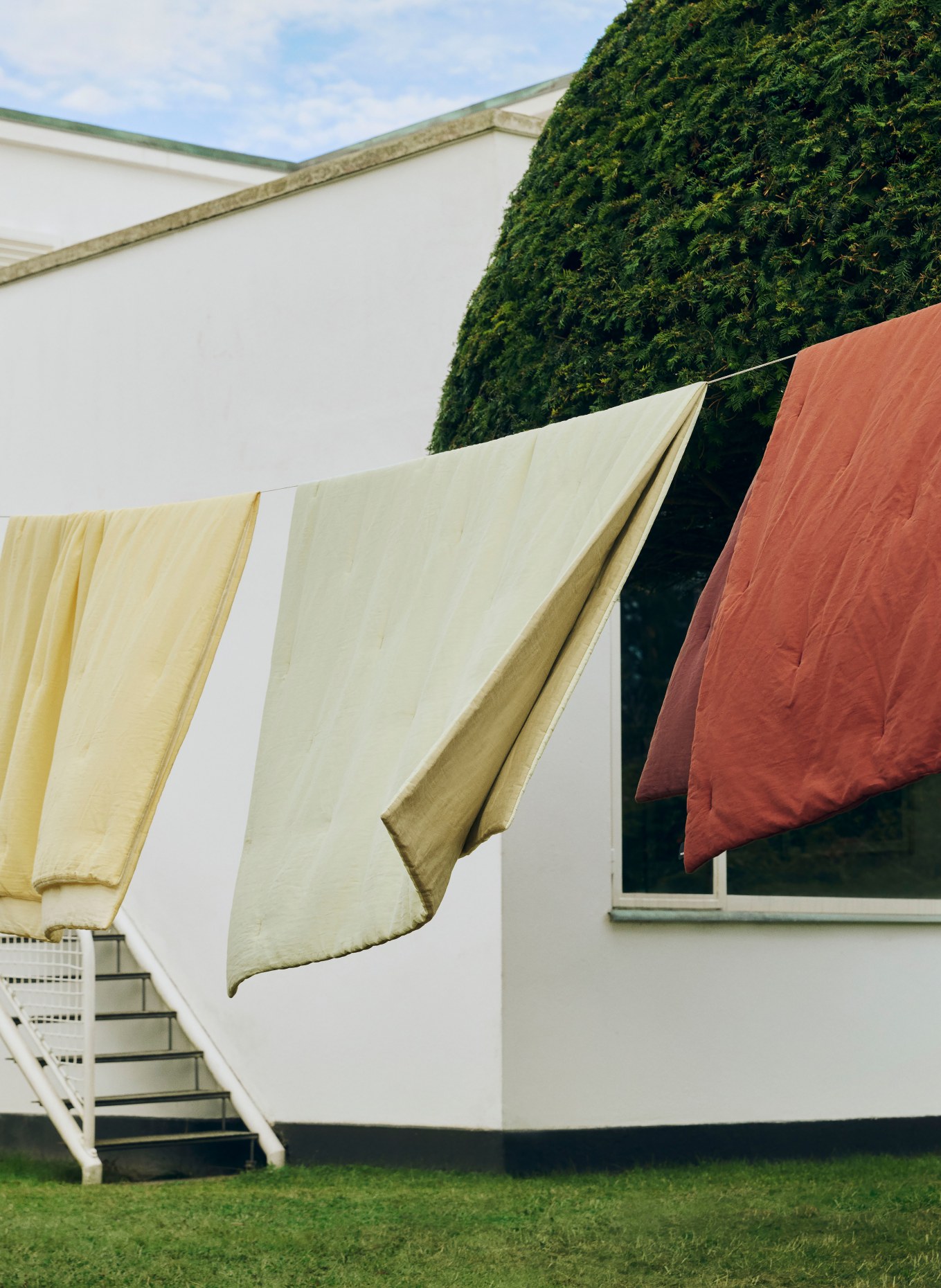 HAY Plaid AIR QUILT: JASNOZIELONY