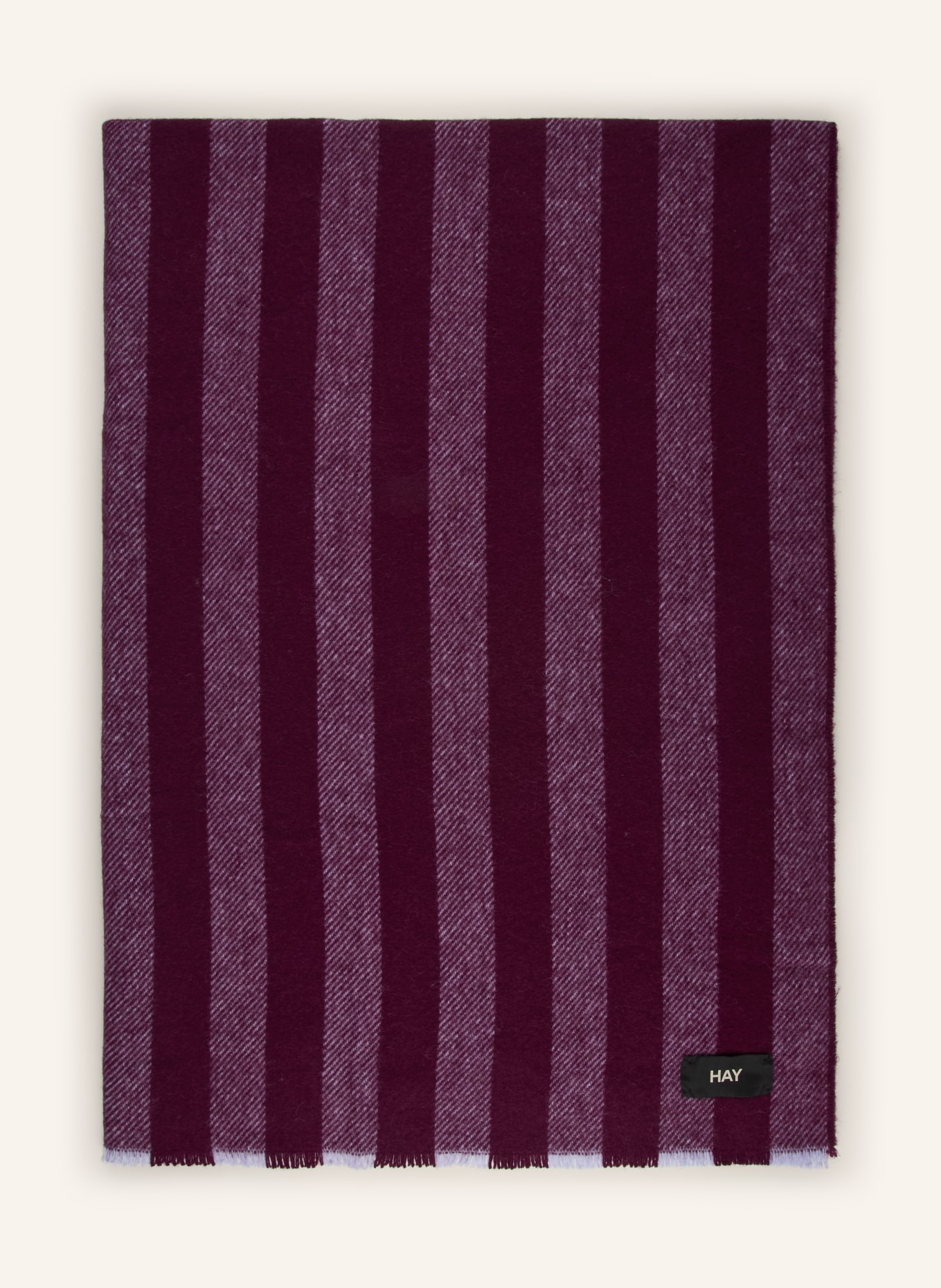 HAY Plaid DUO: LILAS / LILAS FONCÉ