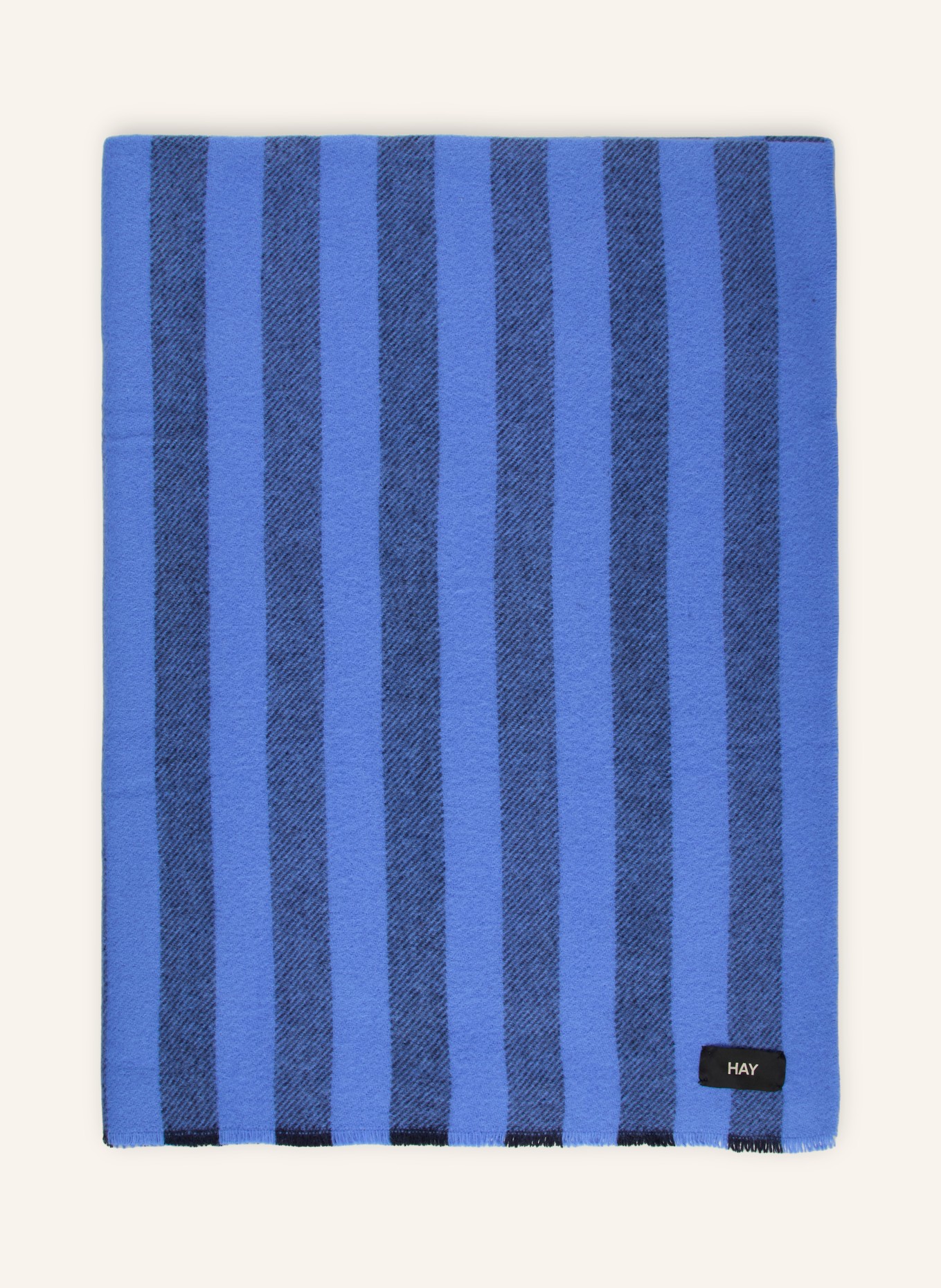 HAY Plaid DUO: BLEU / BLEU FONCÉ