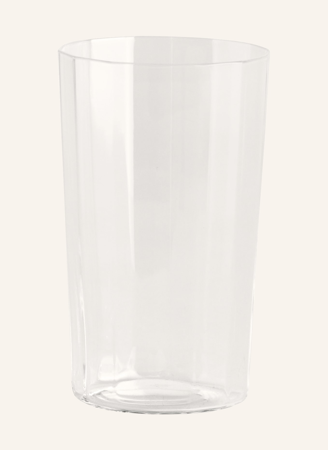 HAY Set van 4 drinkglazen ANGLE MEDIUM: WIT