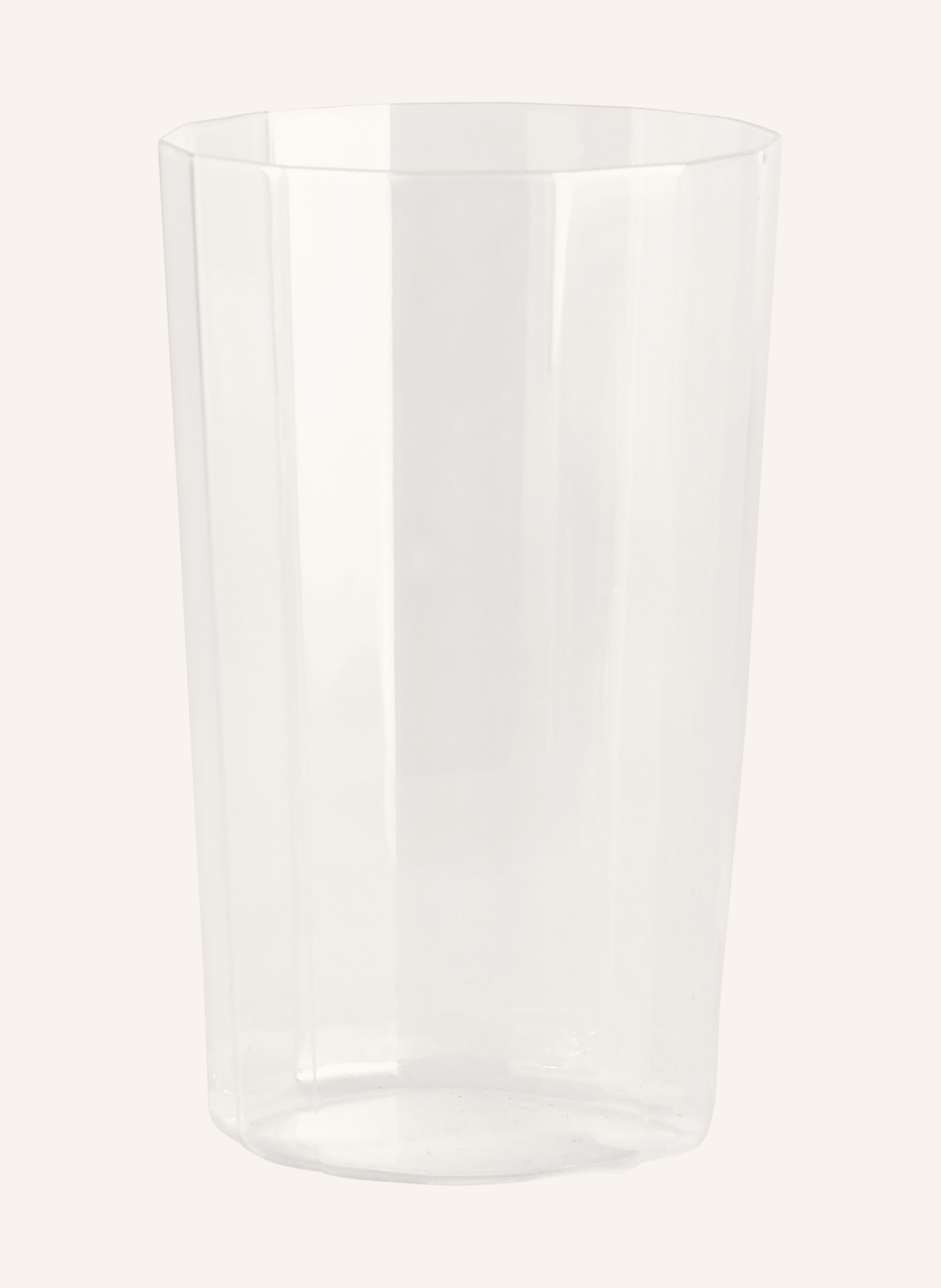 HAY Set van 4 glazen ANGLE LARGE: WIT