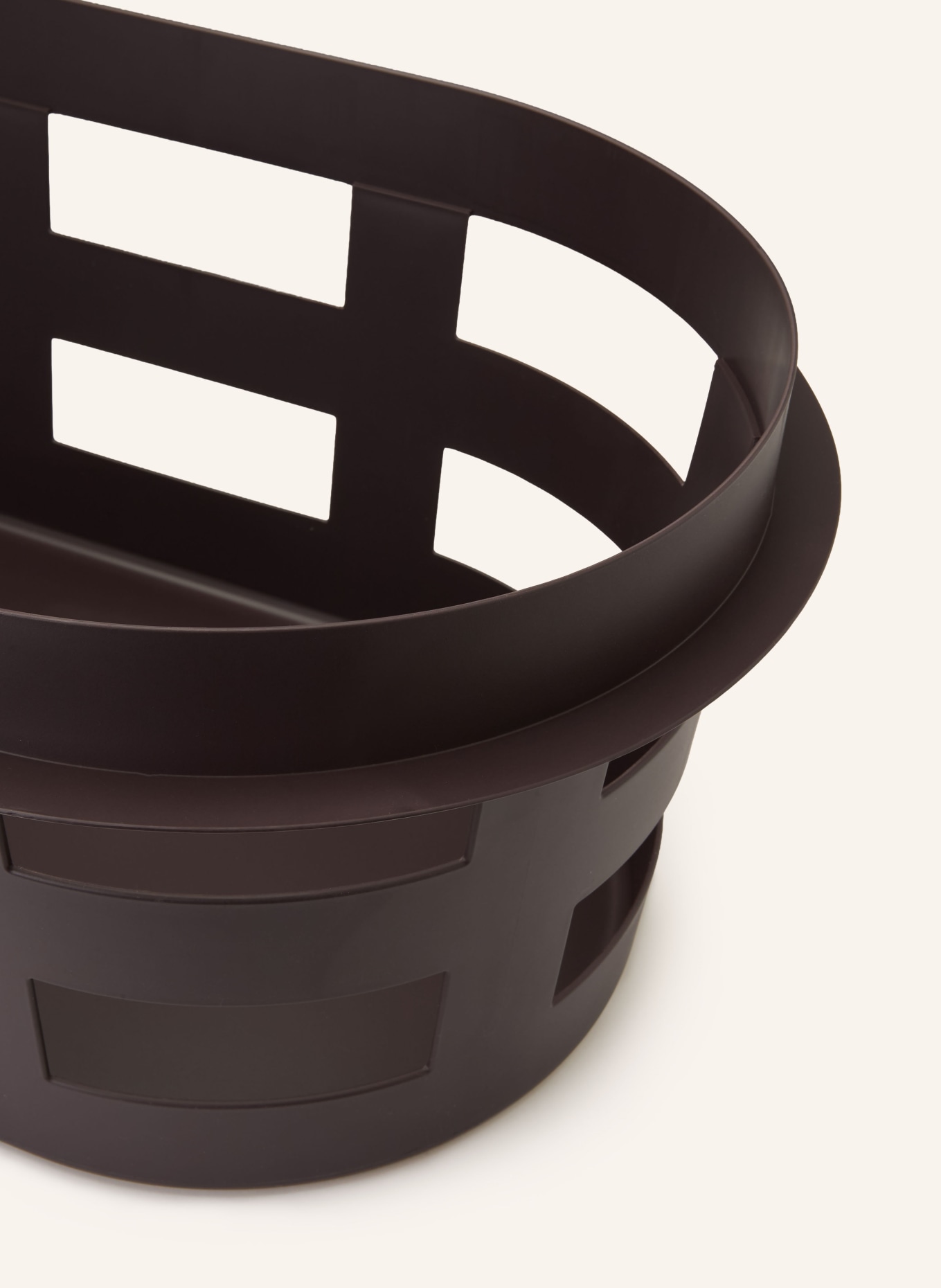 HAY Panier à linge BASKET SMALL: MARRON FONCÉ