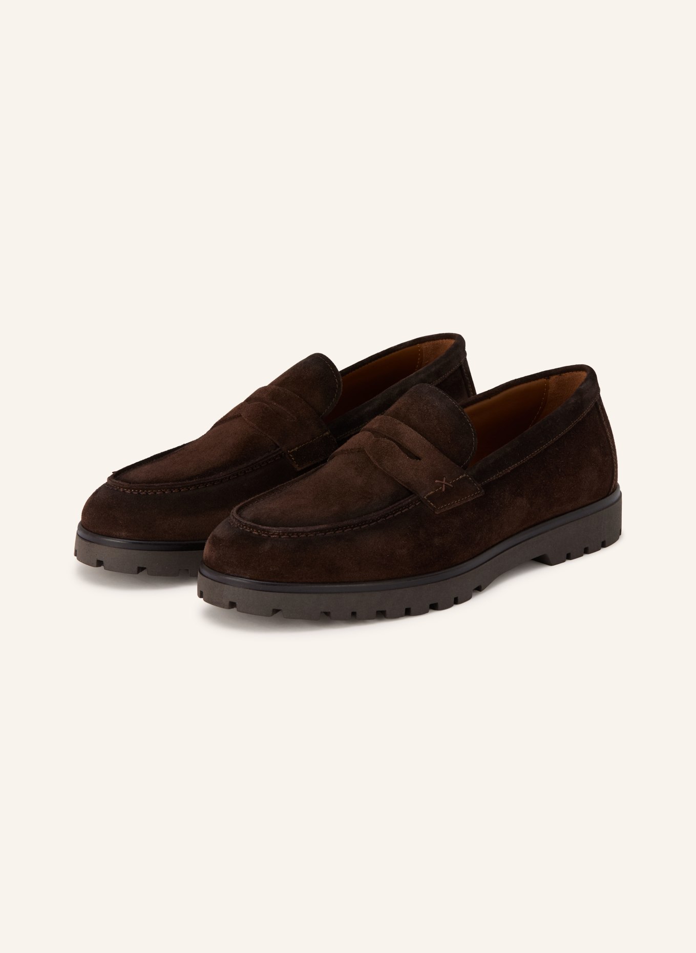 PAUL penny loafer: DARK BROWN