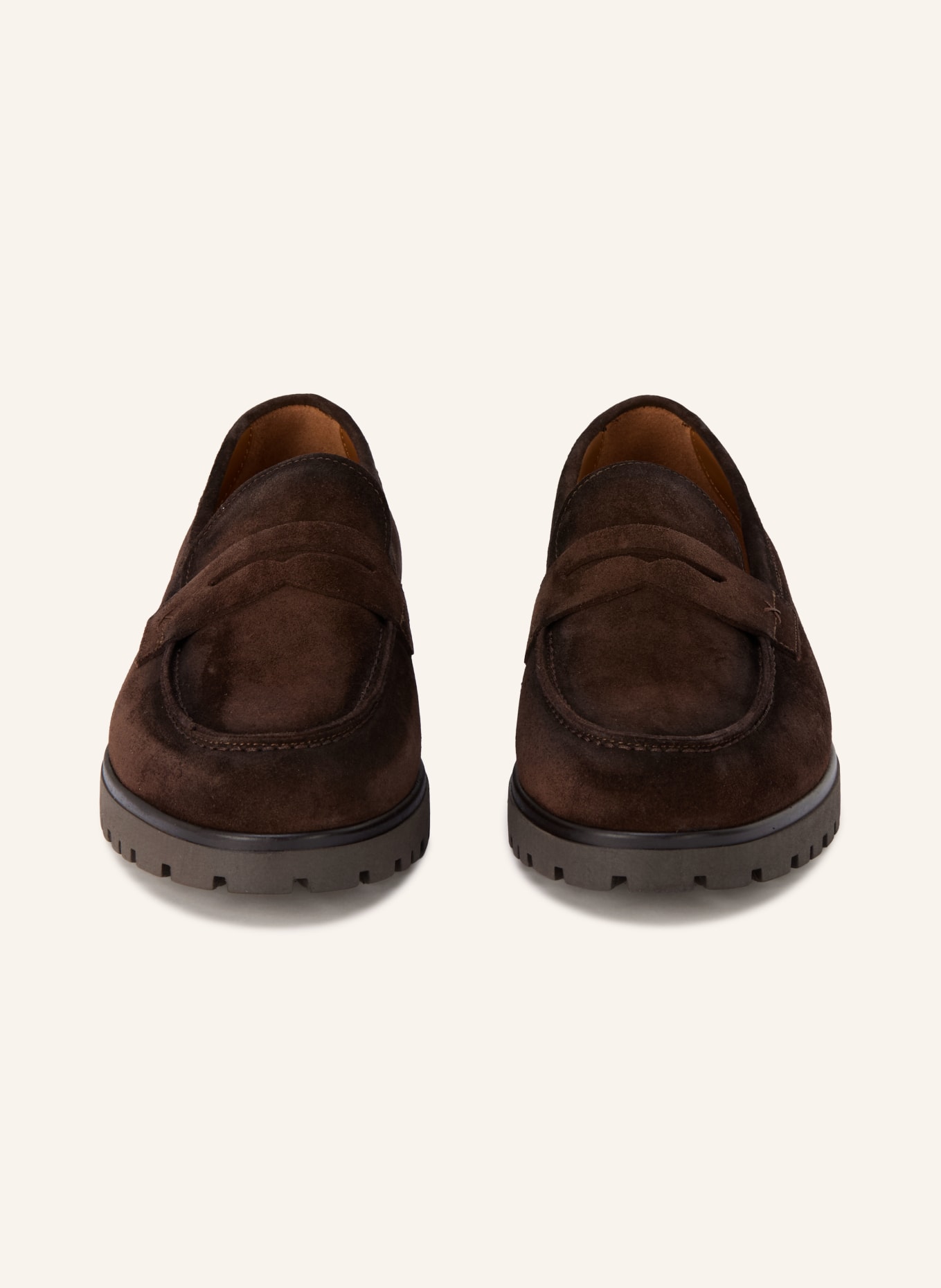 PAUL penny loafer: DARK BROWN