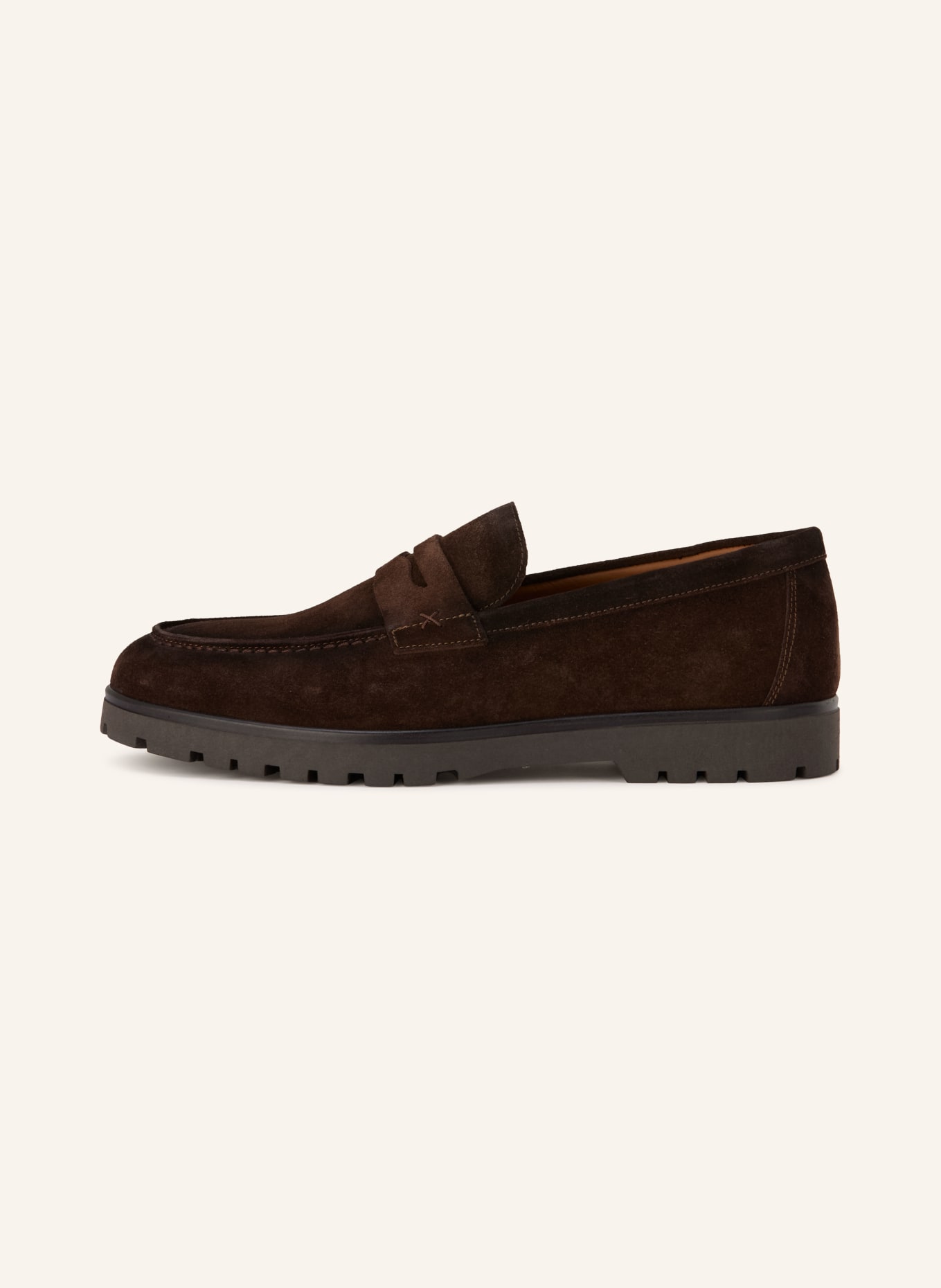 PAUL penny loafer: DARK BROWN