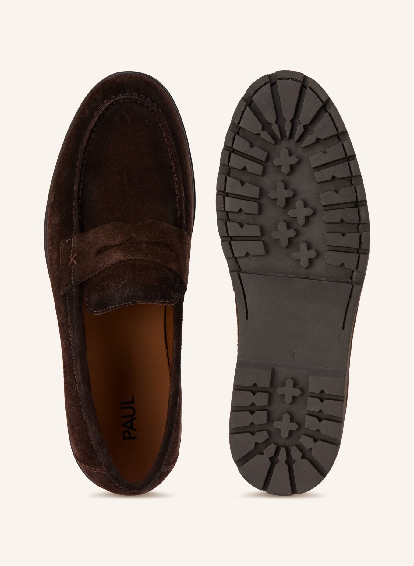 PAUL penny loafer: DARK BROWN