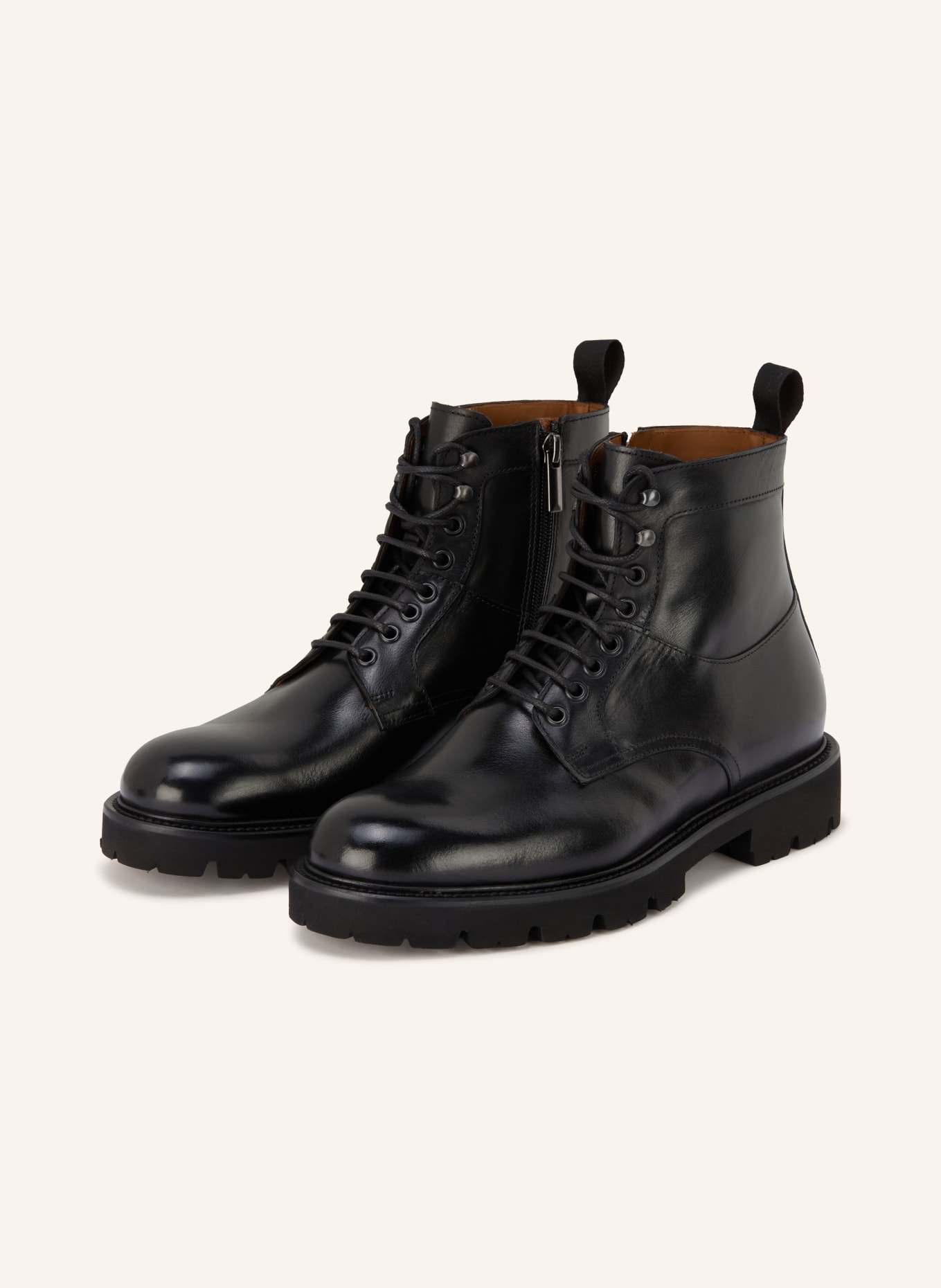 PAUL Schnürboots: SCHWARZ