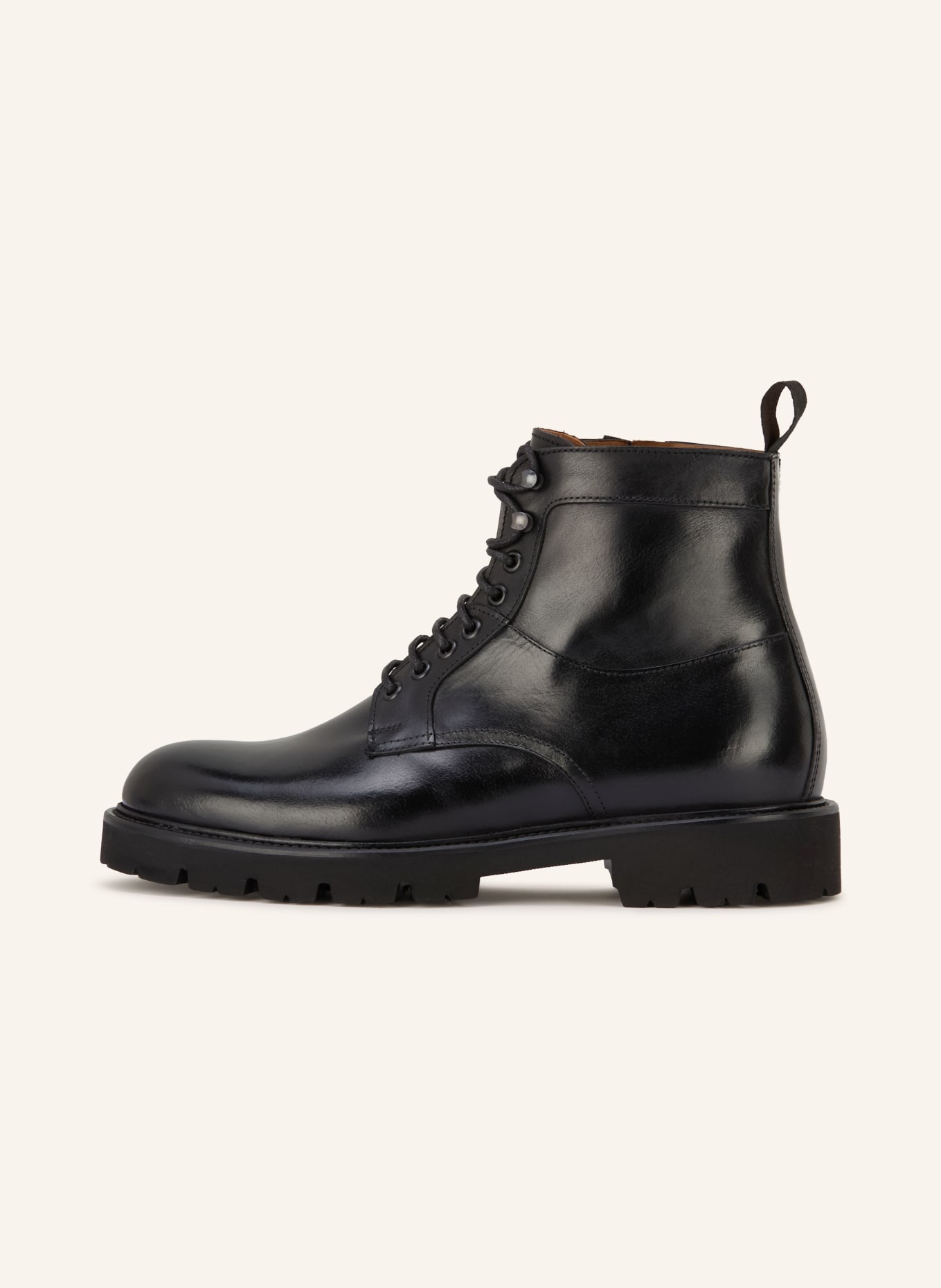 PAUL Schnürboots: SCHWARZ