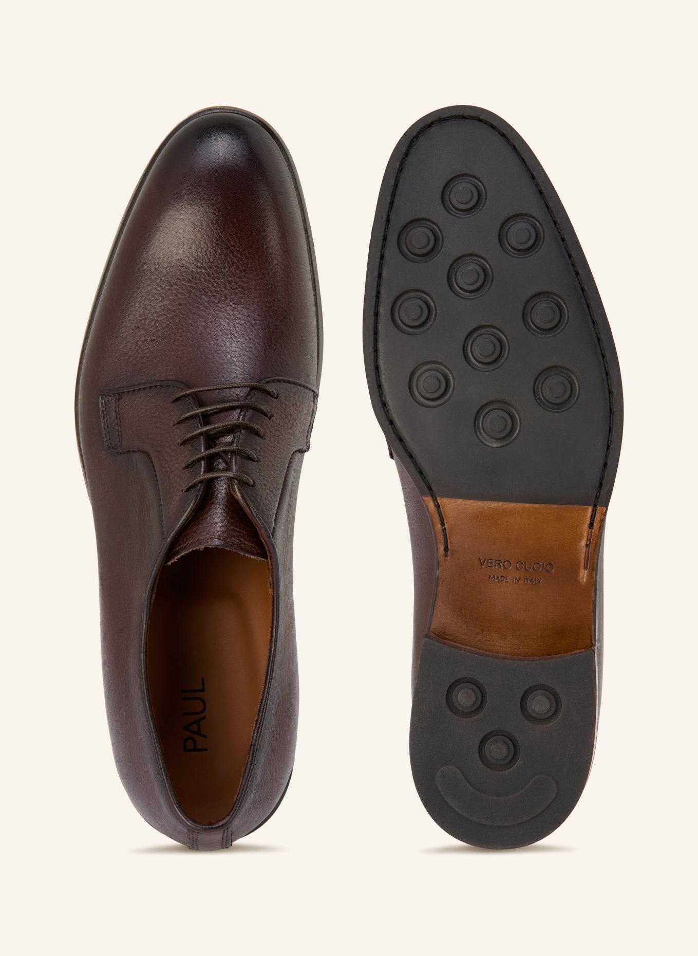 PAUL Lace-ups: DARK BROWN