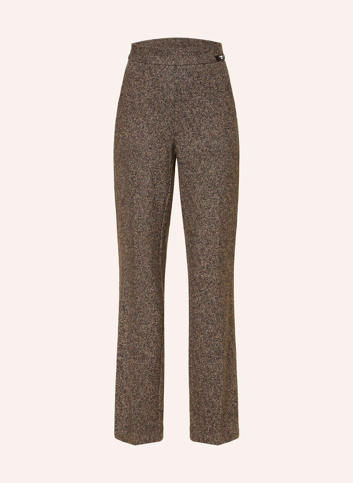 CAMBIO Marlene-broek: MARRON FONCÉ / ZWART
