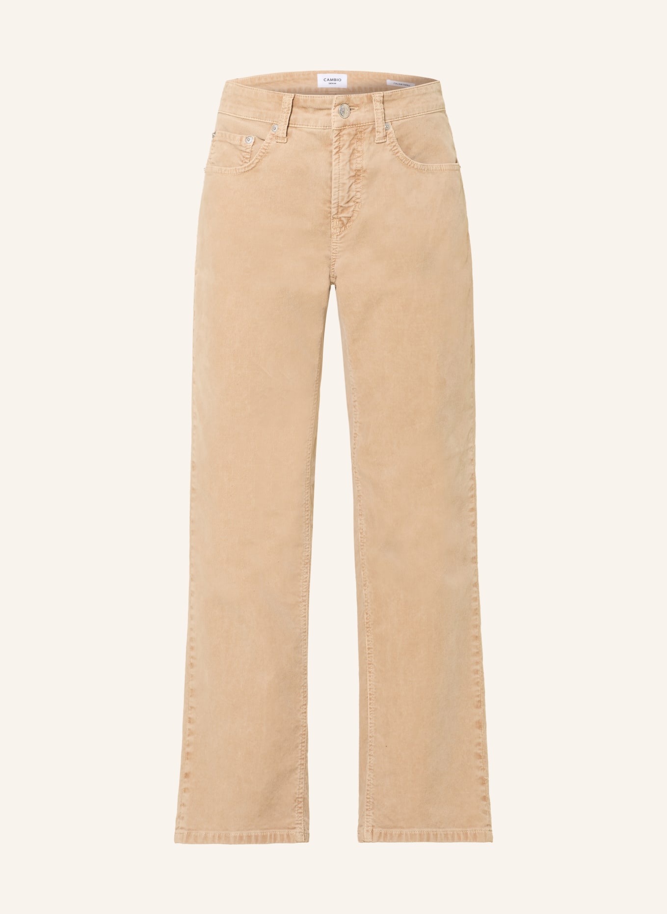CAMBIO Corduroybroek GINI: BEIGE