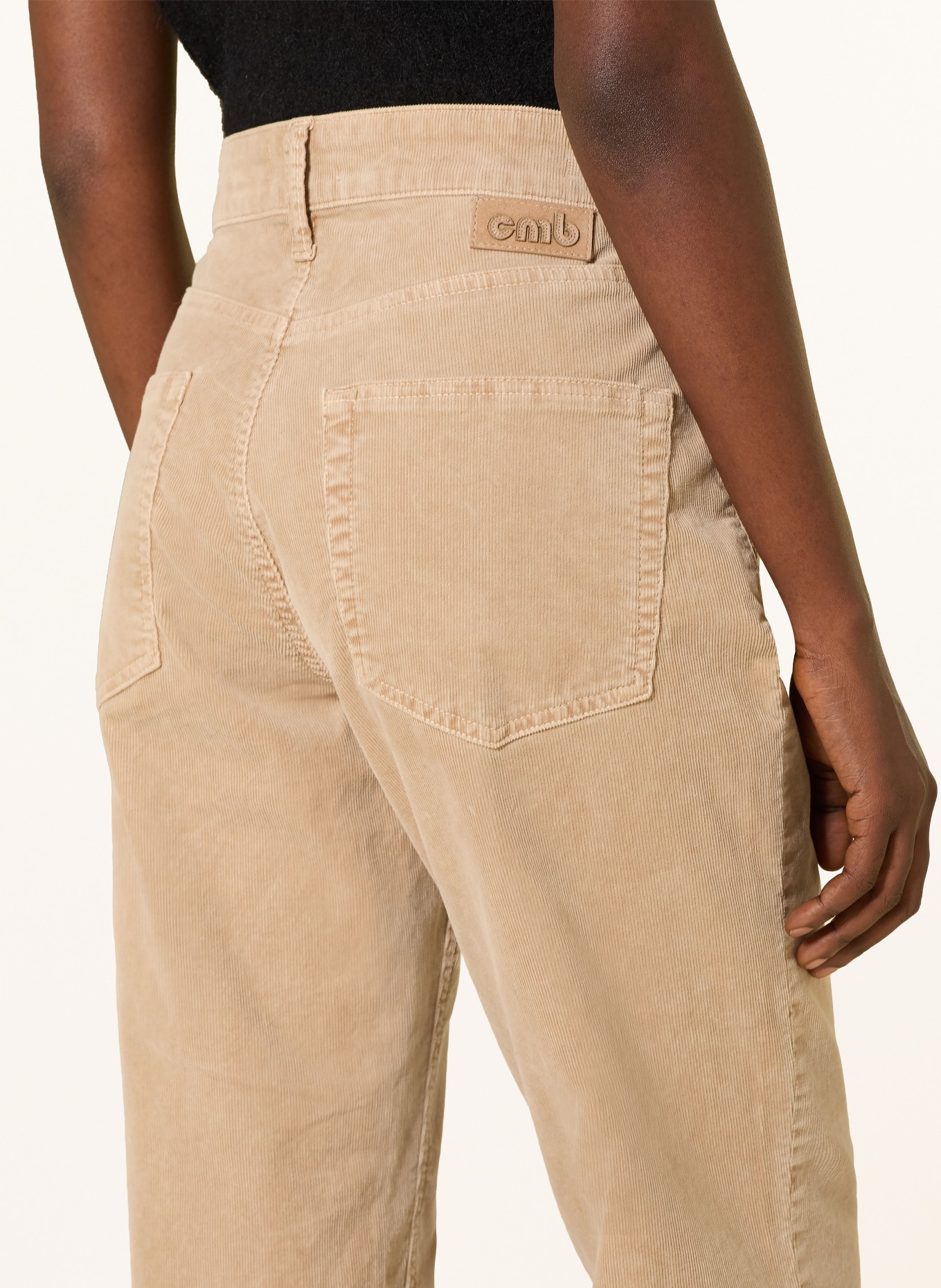 CAMBIO Corduroybroek GINI: BEIGE