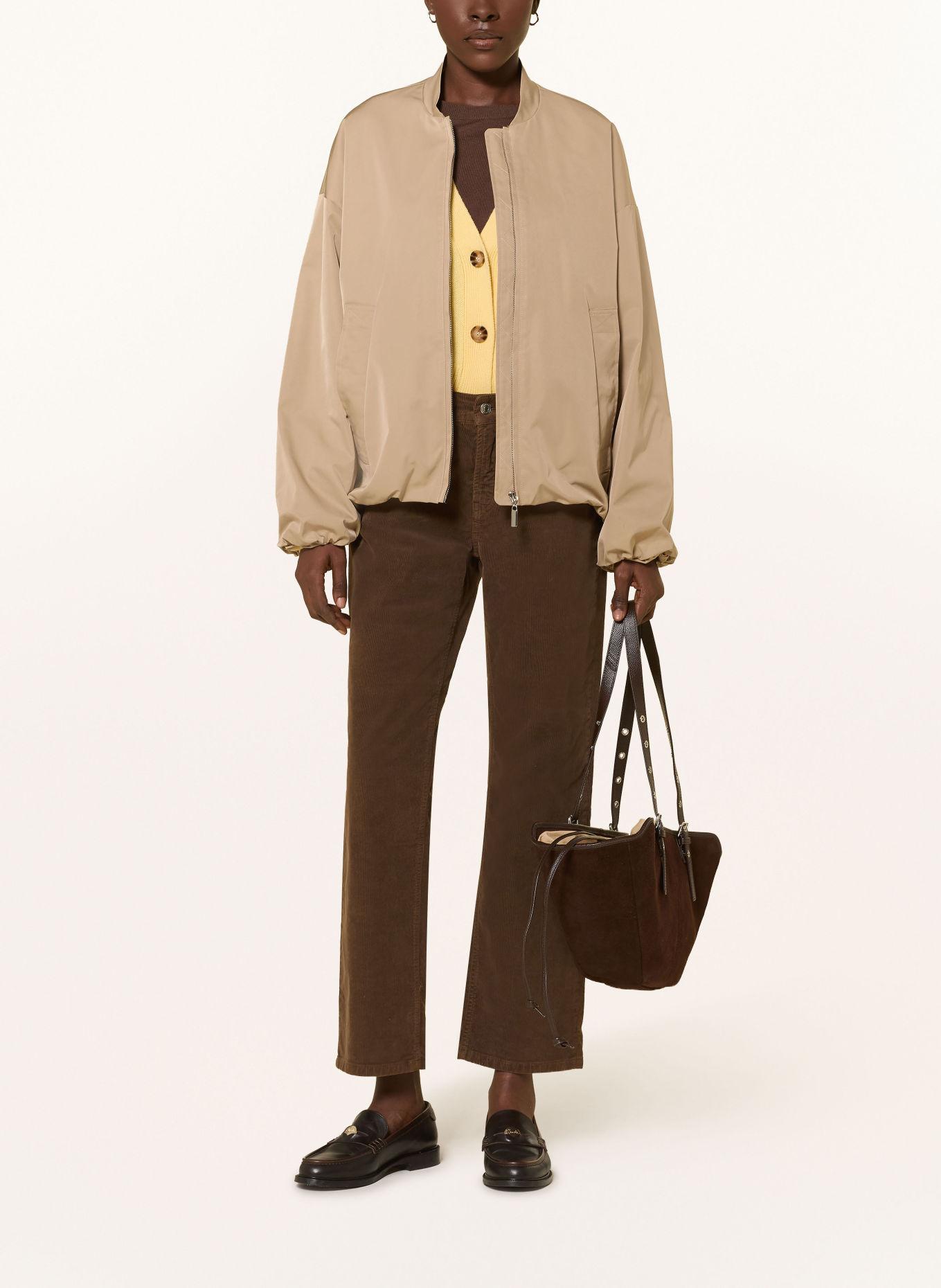 CAMBIO Cordhose GINI: DUNKELBRAUN