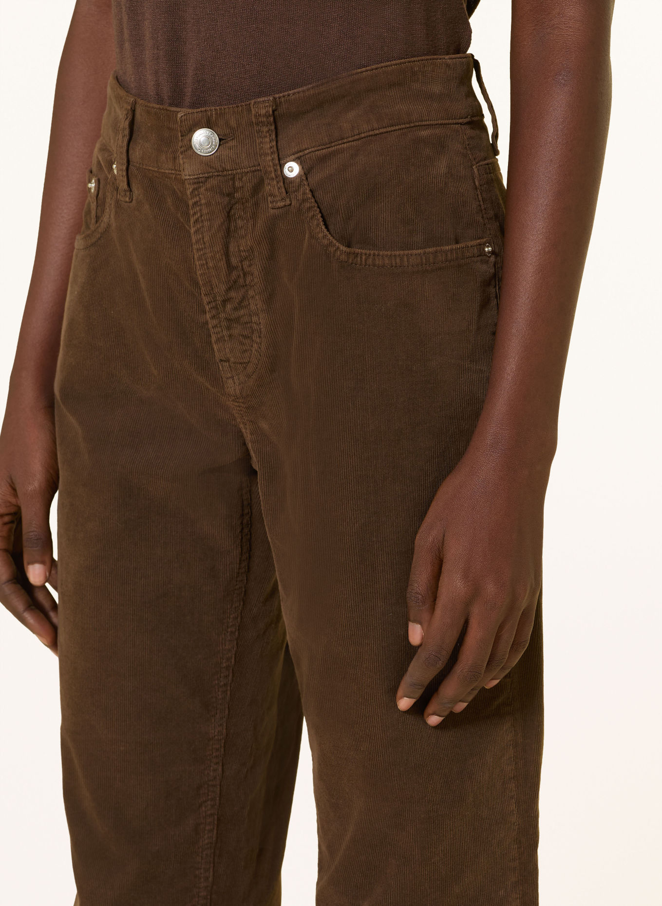CAMBIO Cordhose GINI: DUNKELBRAUN