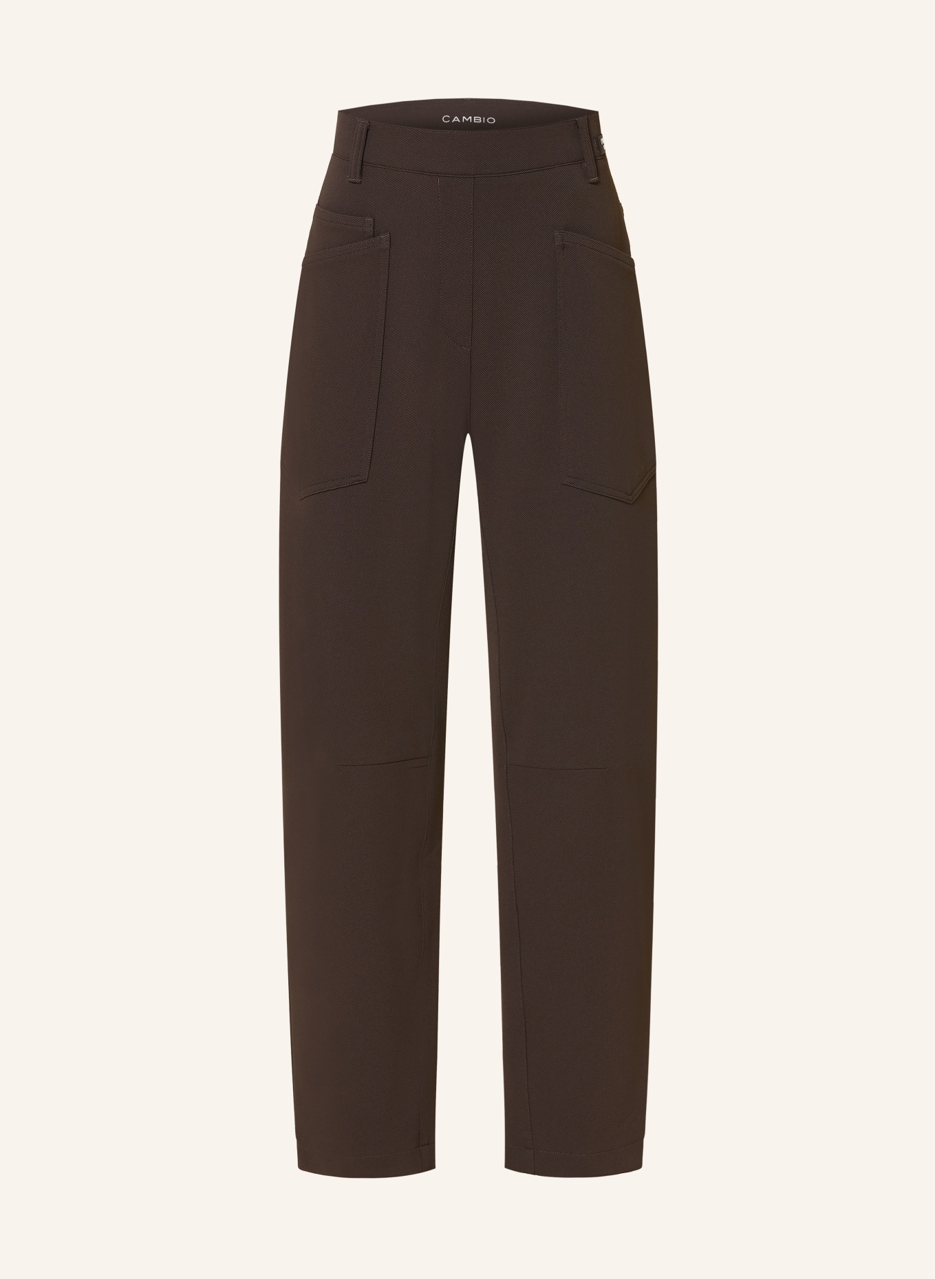 CAMBIO 7/8-broek OCEAN: MARRON FONCÉ