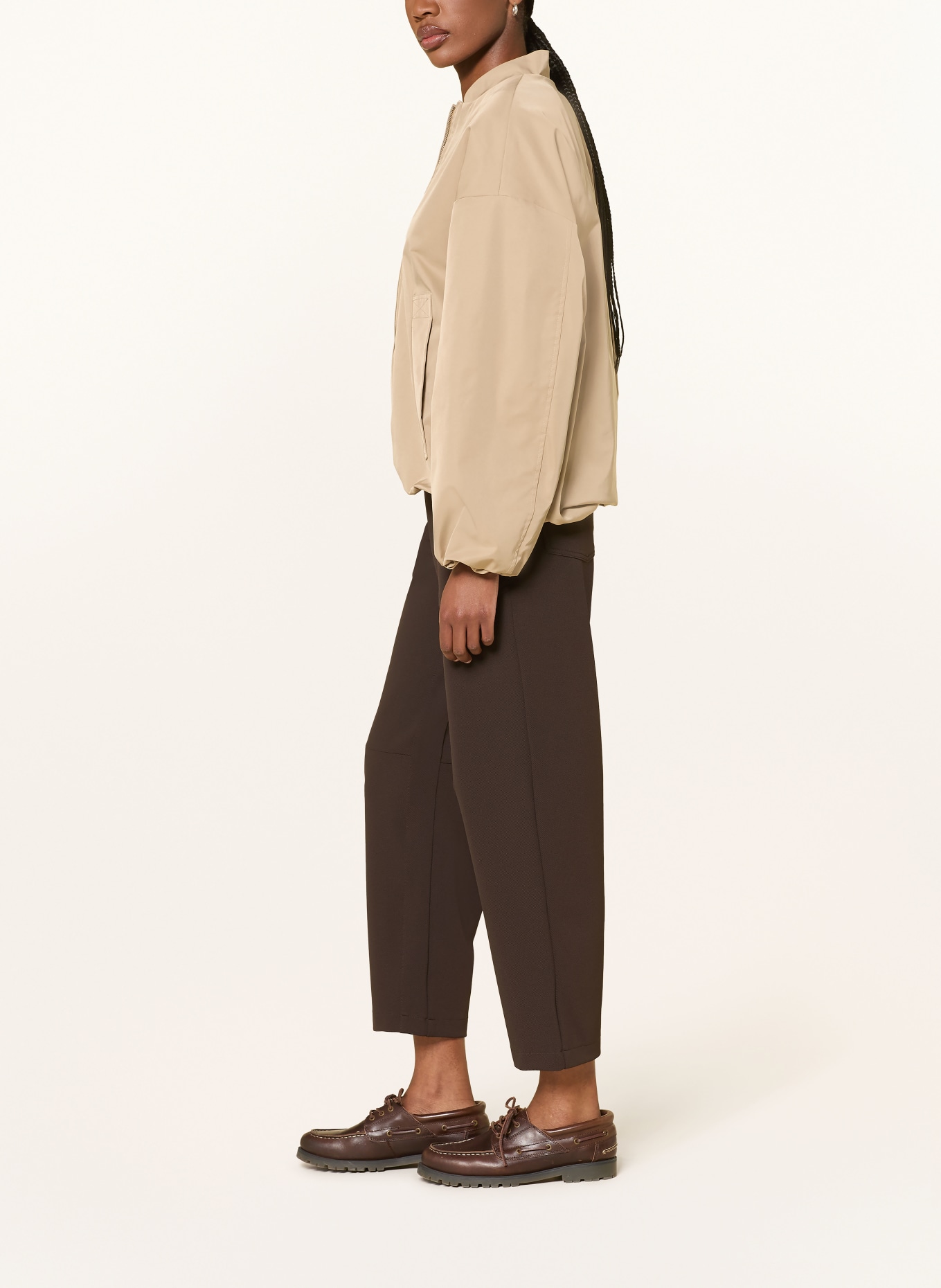 CAMBIO 7/8-broek OCEAN: MARRON FONCÉ