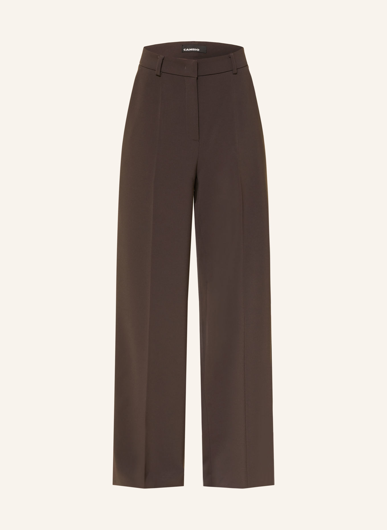CAMBIO ALEXIS Marble Pants: DARK BROWN