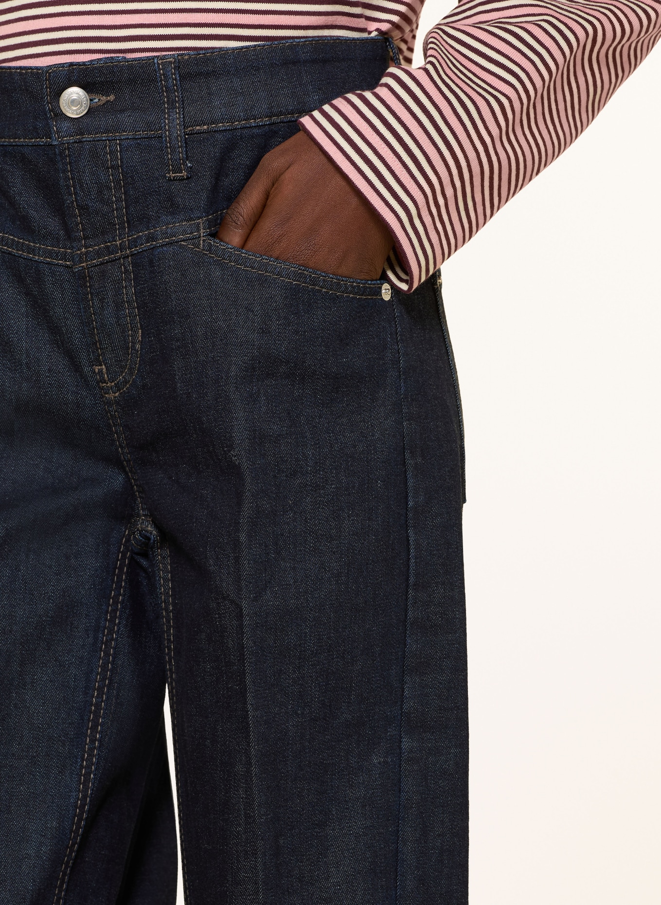 CAMBIO Straight Jeans ORNELLA: 5013 pure rinse