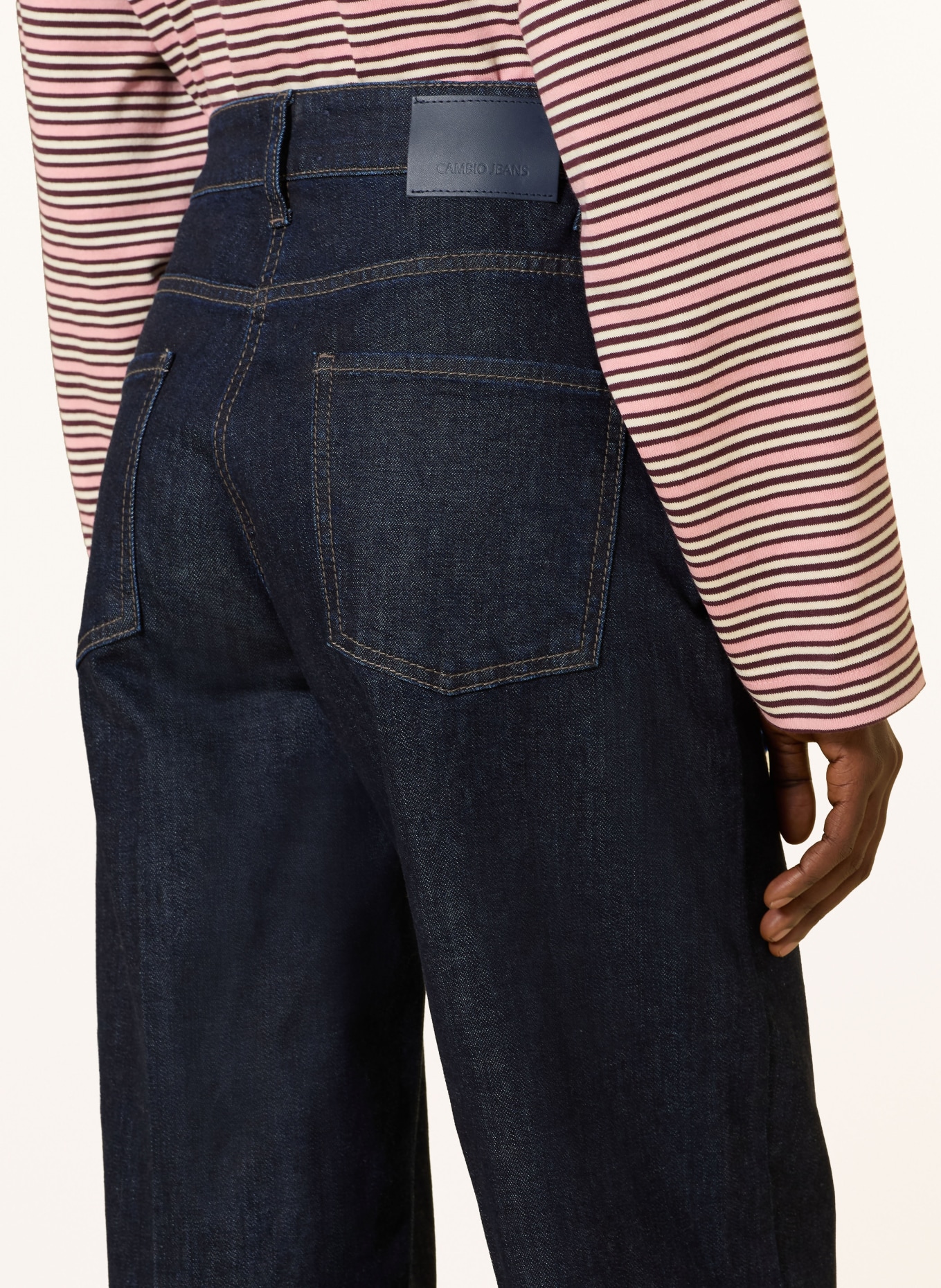 CAMBIO Straight Jeans ORNELLA: 5013 pure rinse