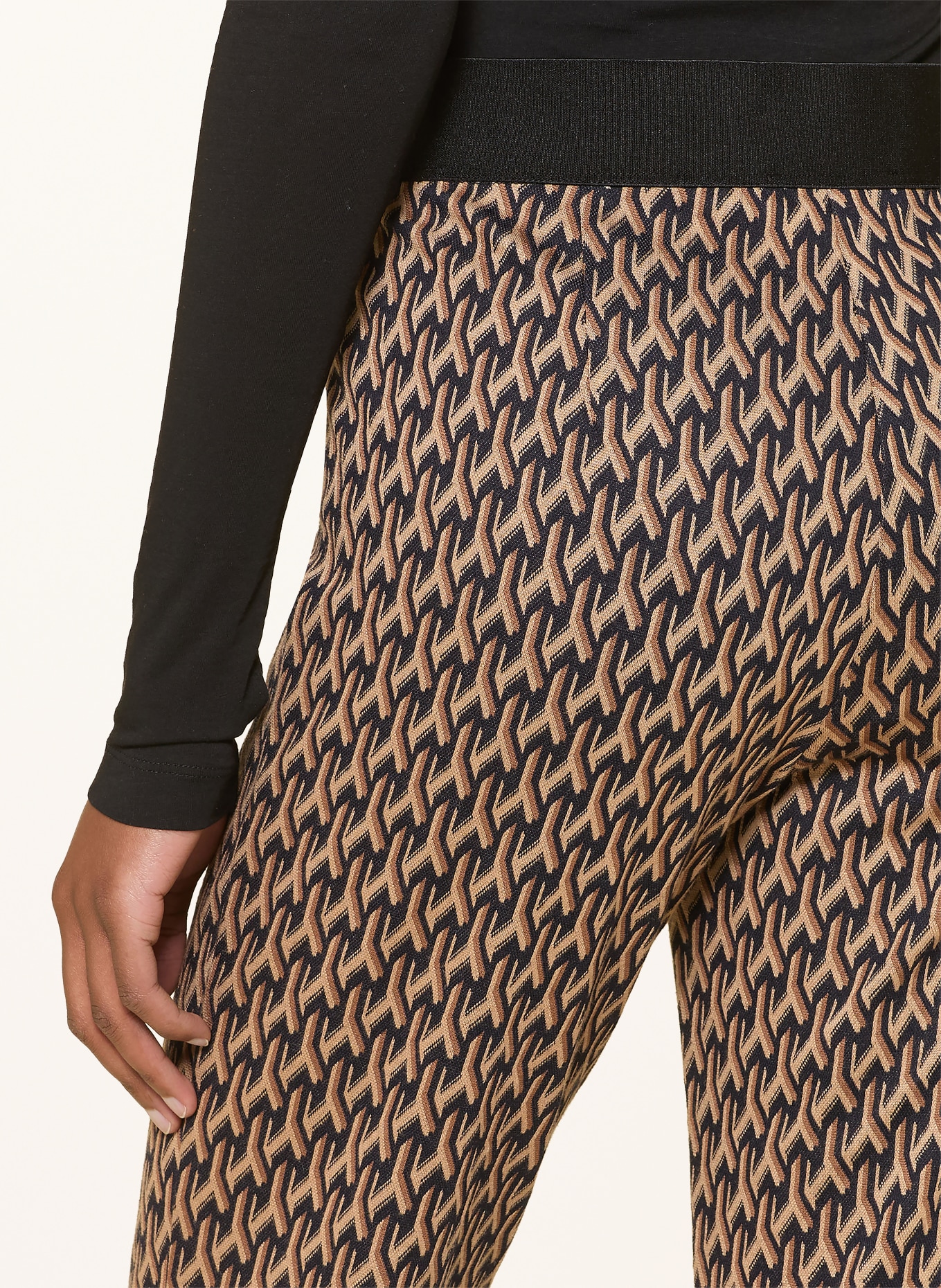 CAMBIO FAITH Pants: CAMEL / BLACK