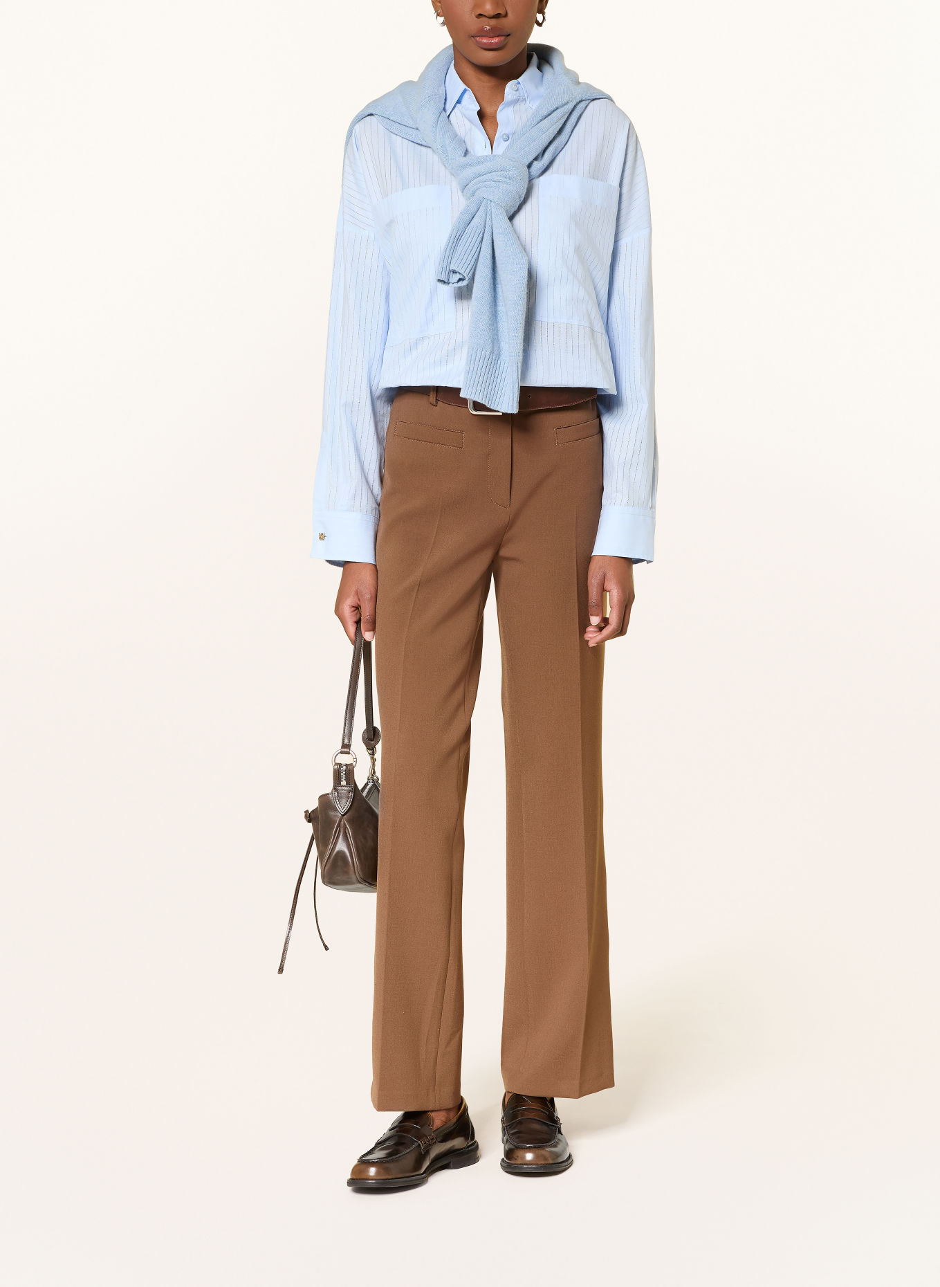 CAMBIO GINGER Pants: BROWN