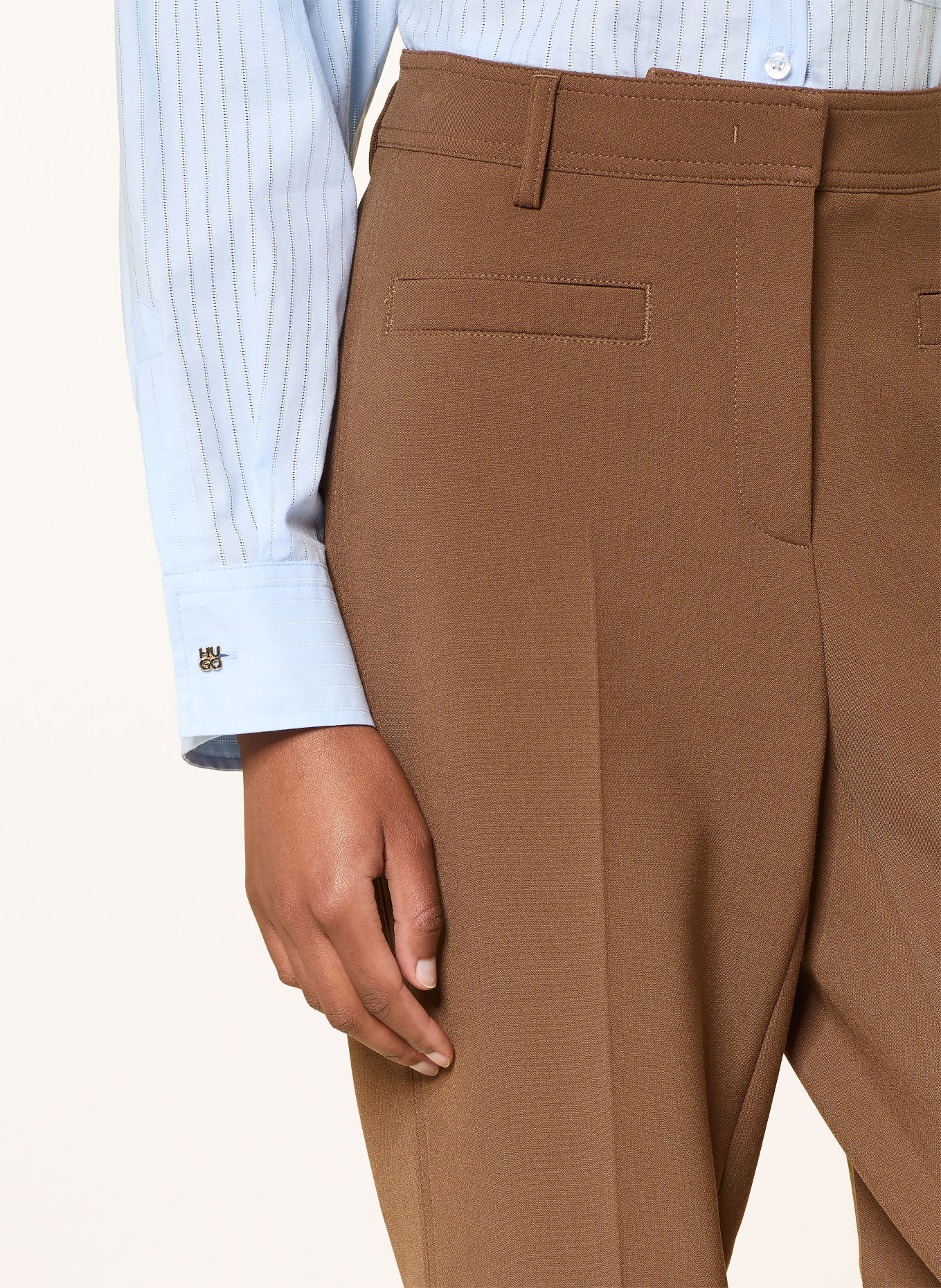 CAMBIO GINGER Pants: BROWN