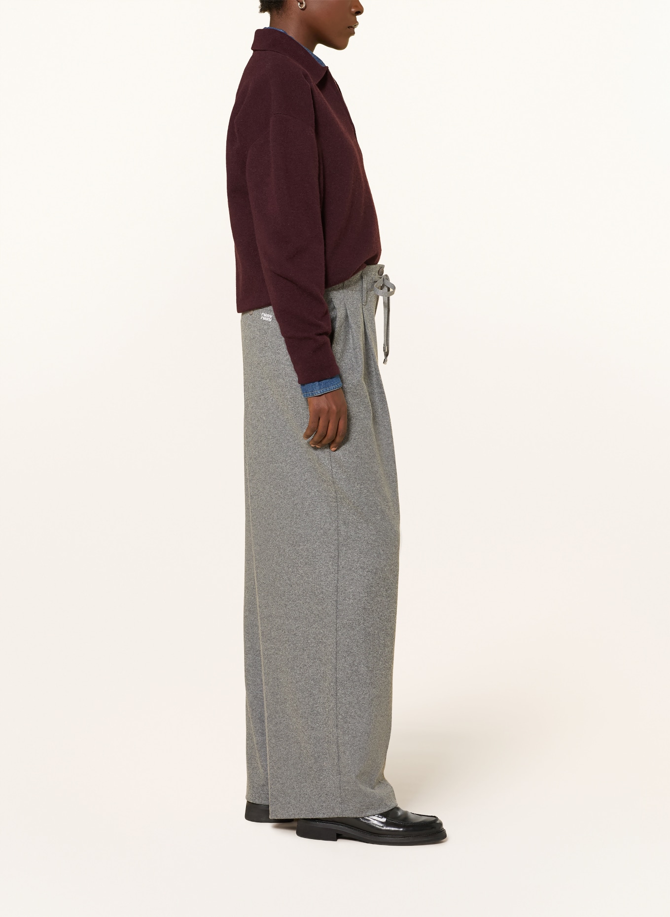 CAMBIO Marlene-broek ADDISON: GRIJS
