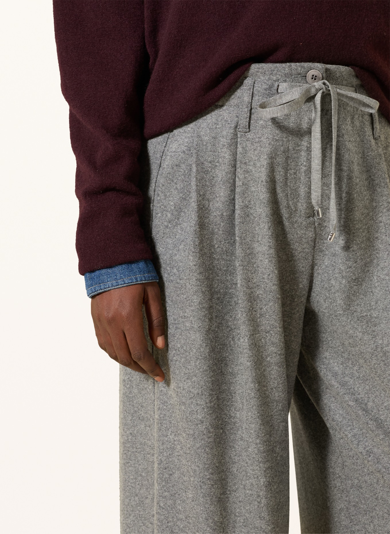 CAMBIO Marlene-broek ADDISON: GRIJS