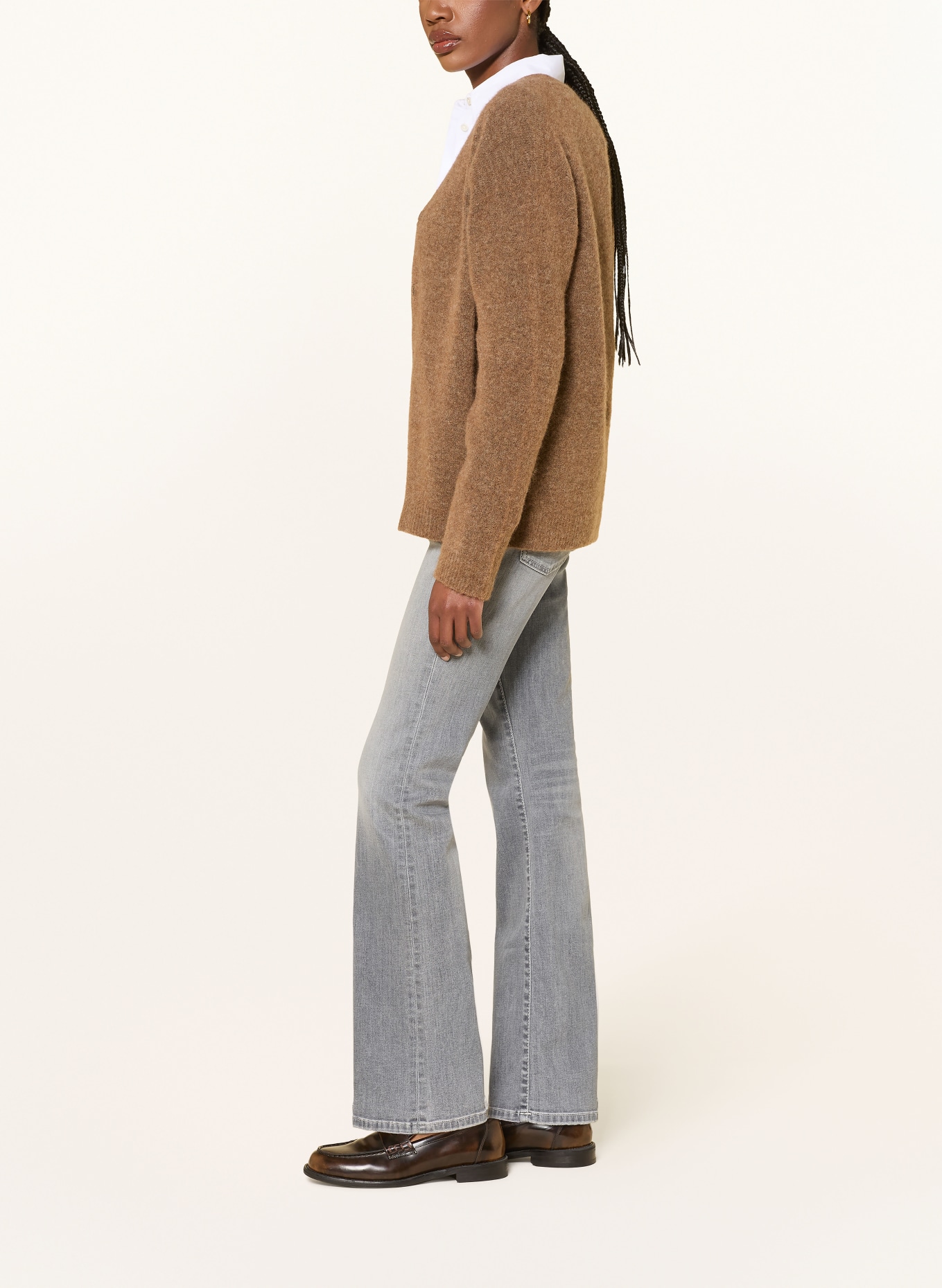 CAMBIO Flared jeans PARIS: 5021 grey smoky used