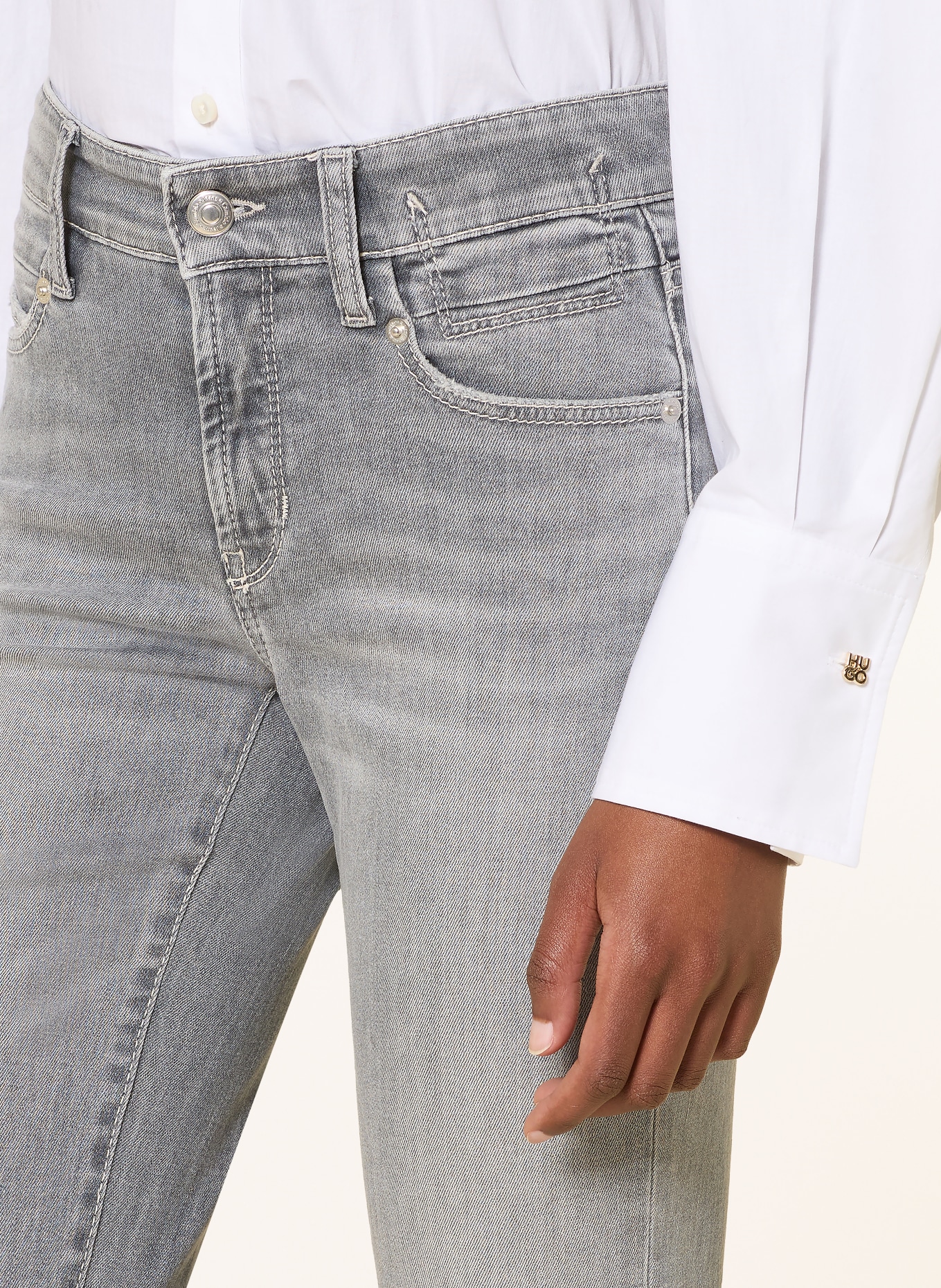 CAMBIO Flared jeans PARIS: 5021 grey smoky used