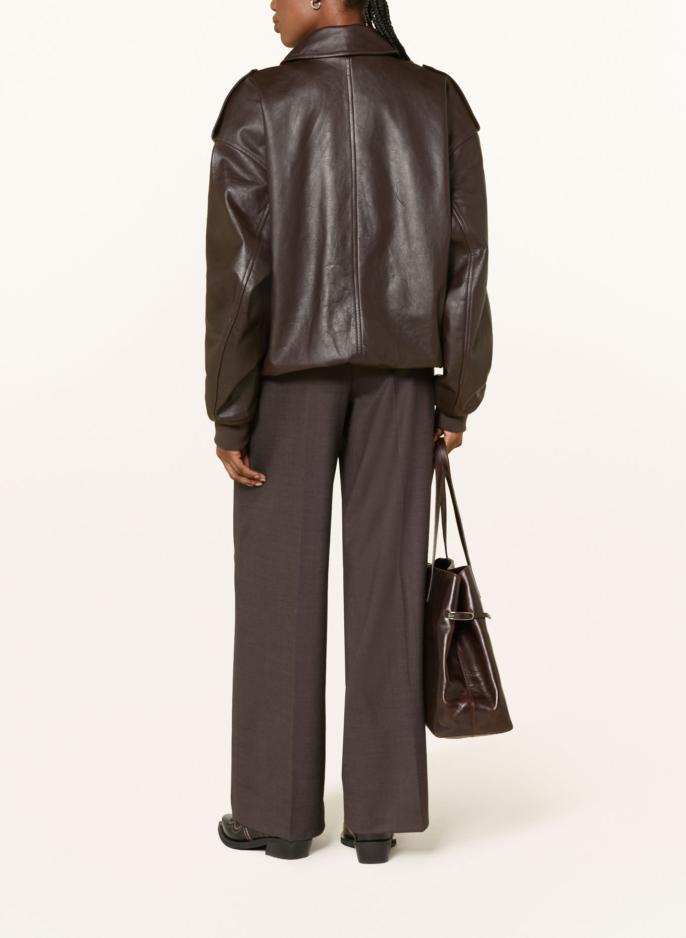 CAMBIO ADDISON Marle Pants: DARK BROWN