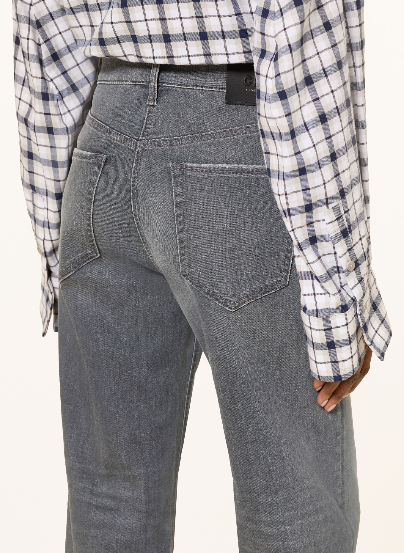 CAMBIO Barrel Jeans ELLI: 5315 grey cozy used