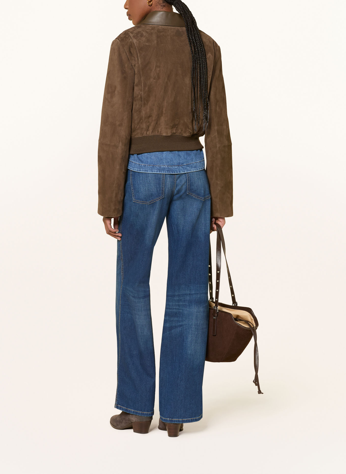 CAMBIO Flared Jeans AIMEE: 5058 lefthand stoned used