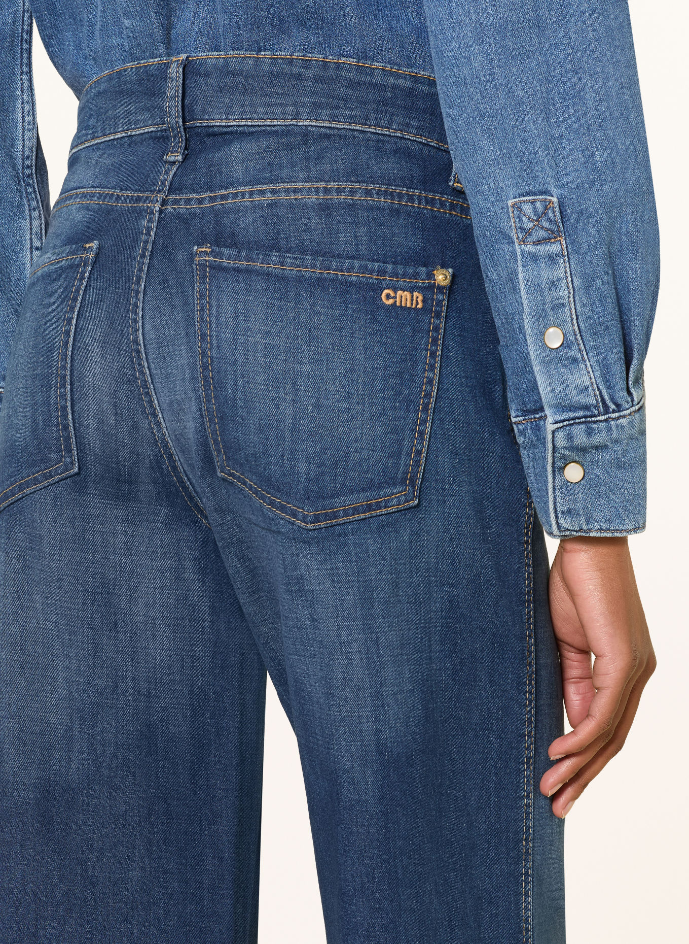 CAMBIO Flared Jeans AIMEE: 5058 lefthand stoned used