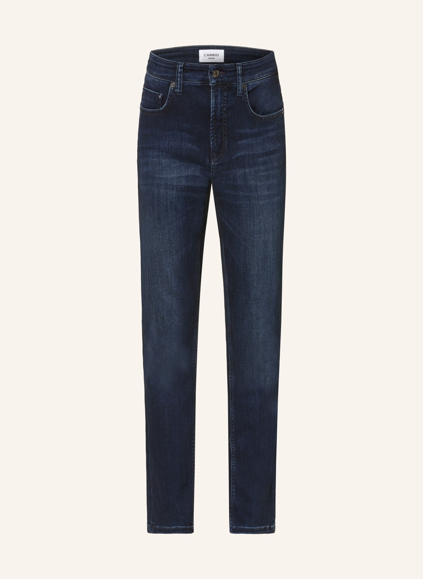 CAMBIO RAJA Skinny Jeans with Studs: 5060 soft cozy blue