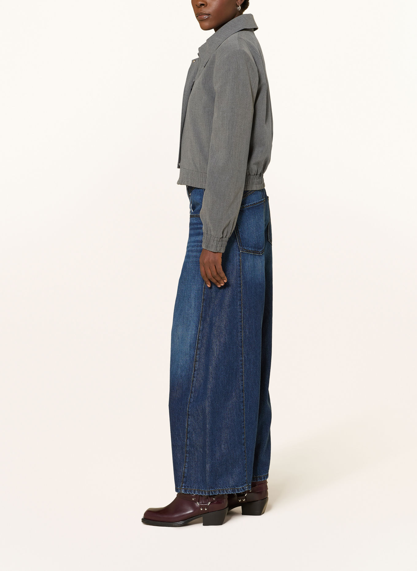 CAMBIO Jeans met wijde pijpen ORLA: 5146 dark tide fluent