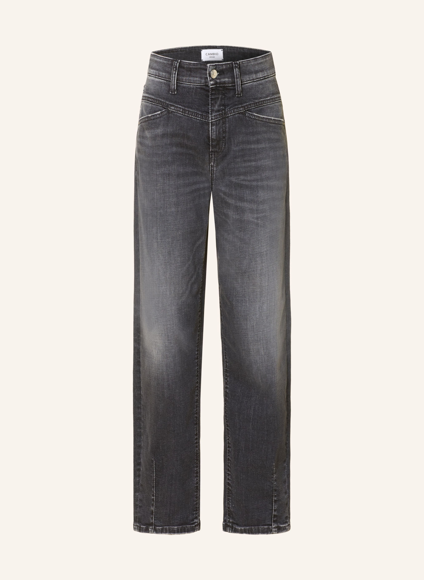 CAMBIO ELIN Barrel Jeans: 5115 natural black used