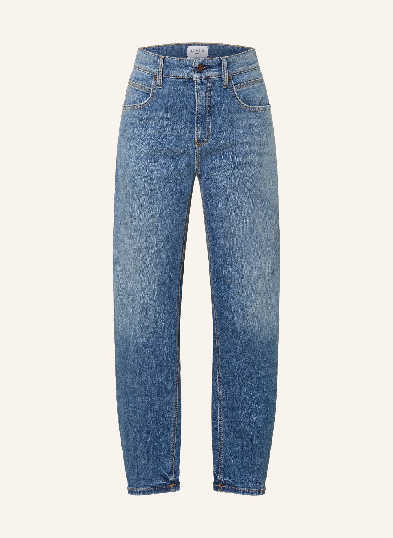 CAMBIO ELLI Barrel Jeans: 5257 slub mid used